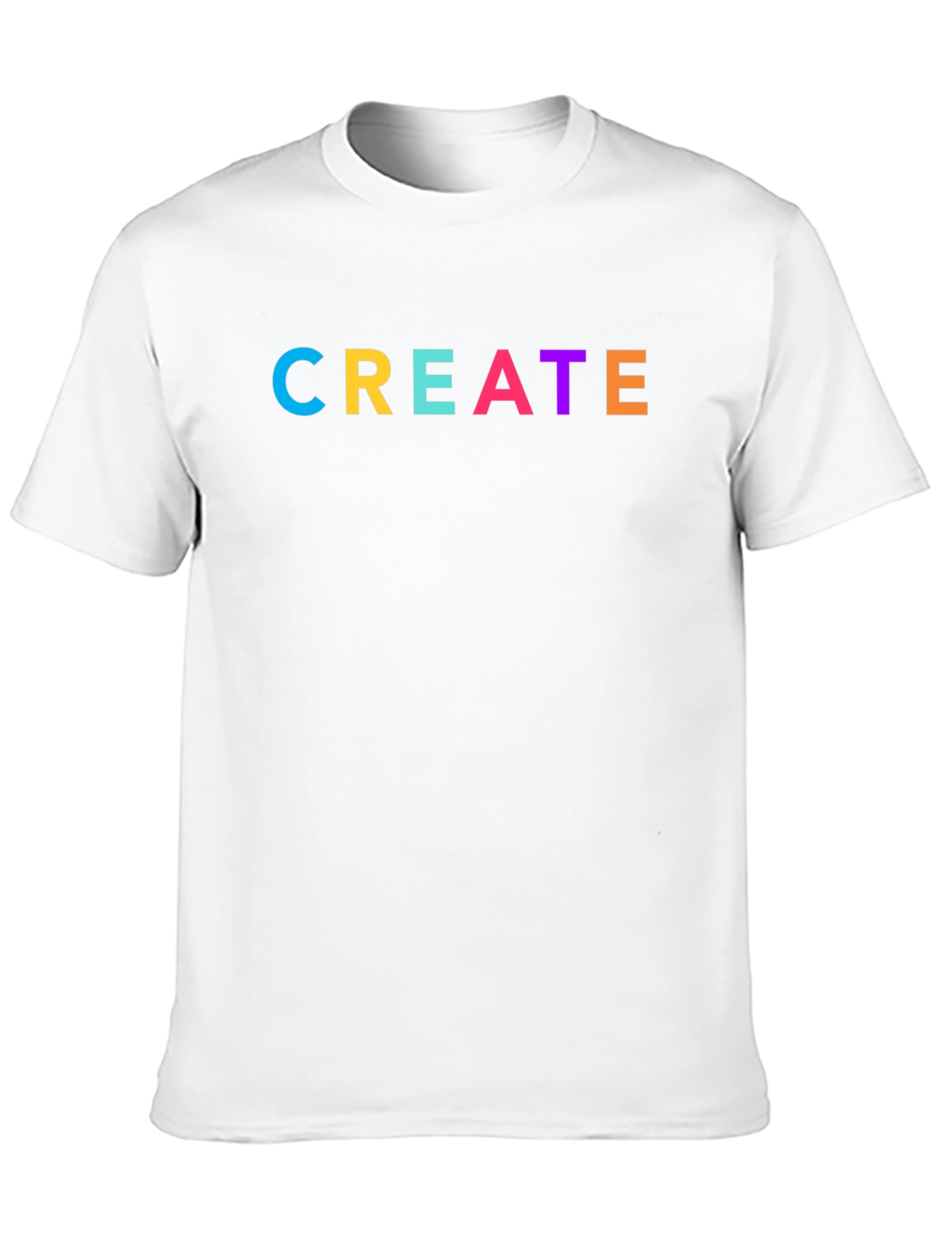 CREATE Colorful Graphic T-Shirt