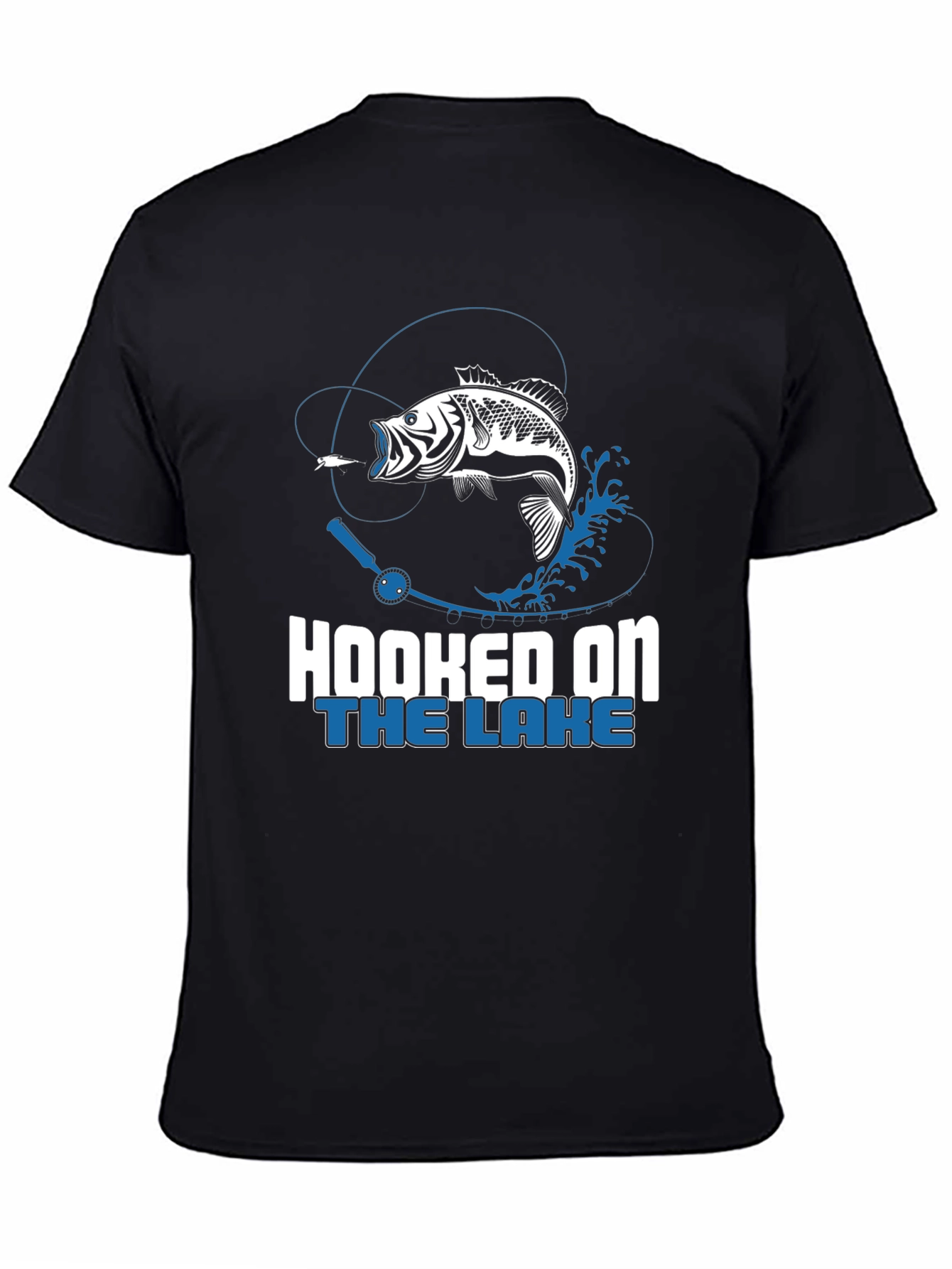 Hooked on the Lake Fishing T-Shirt