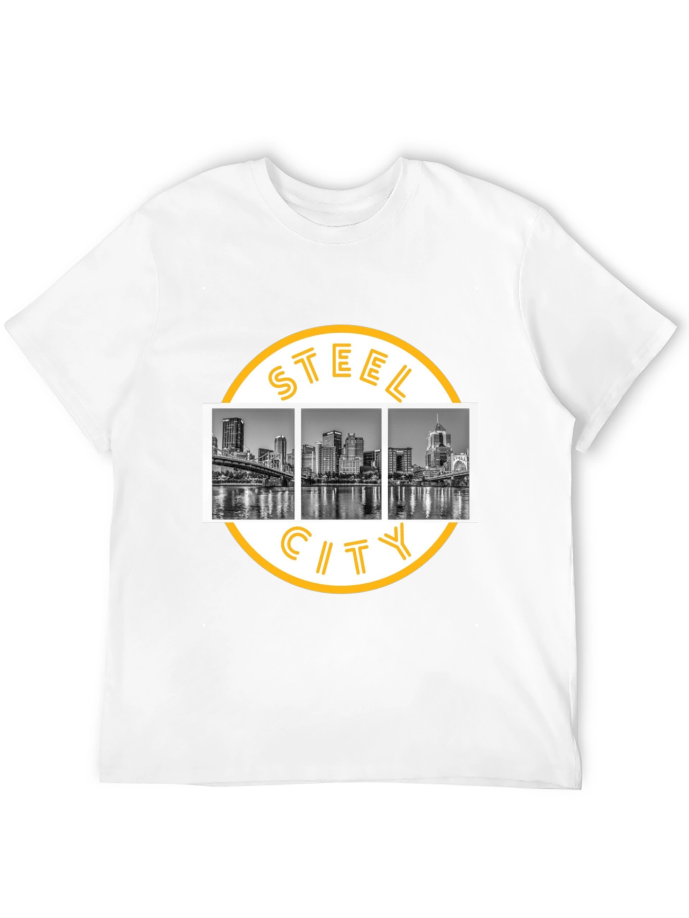 Steel City Black Graphic Tee