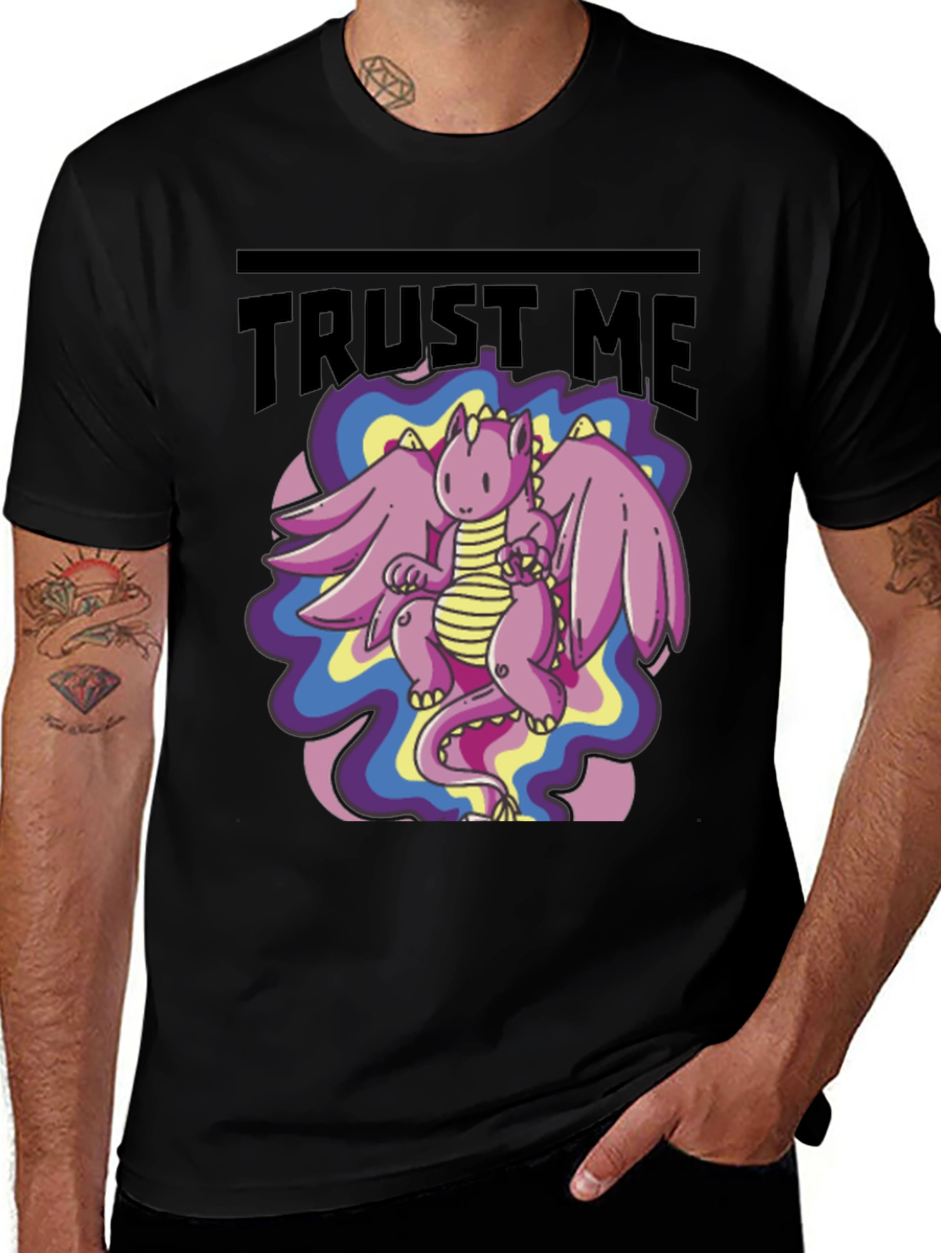 Trust Me Dragon Graphic Tee