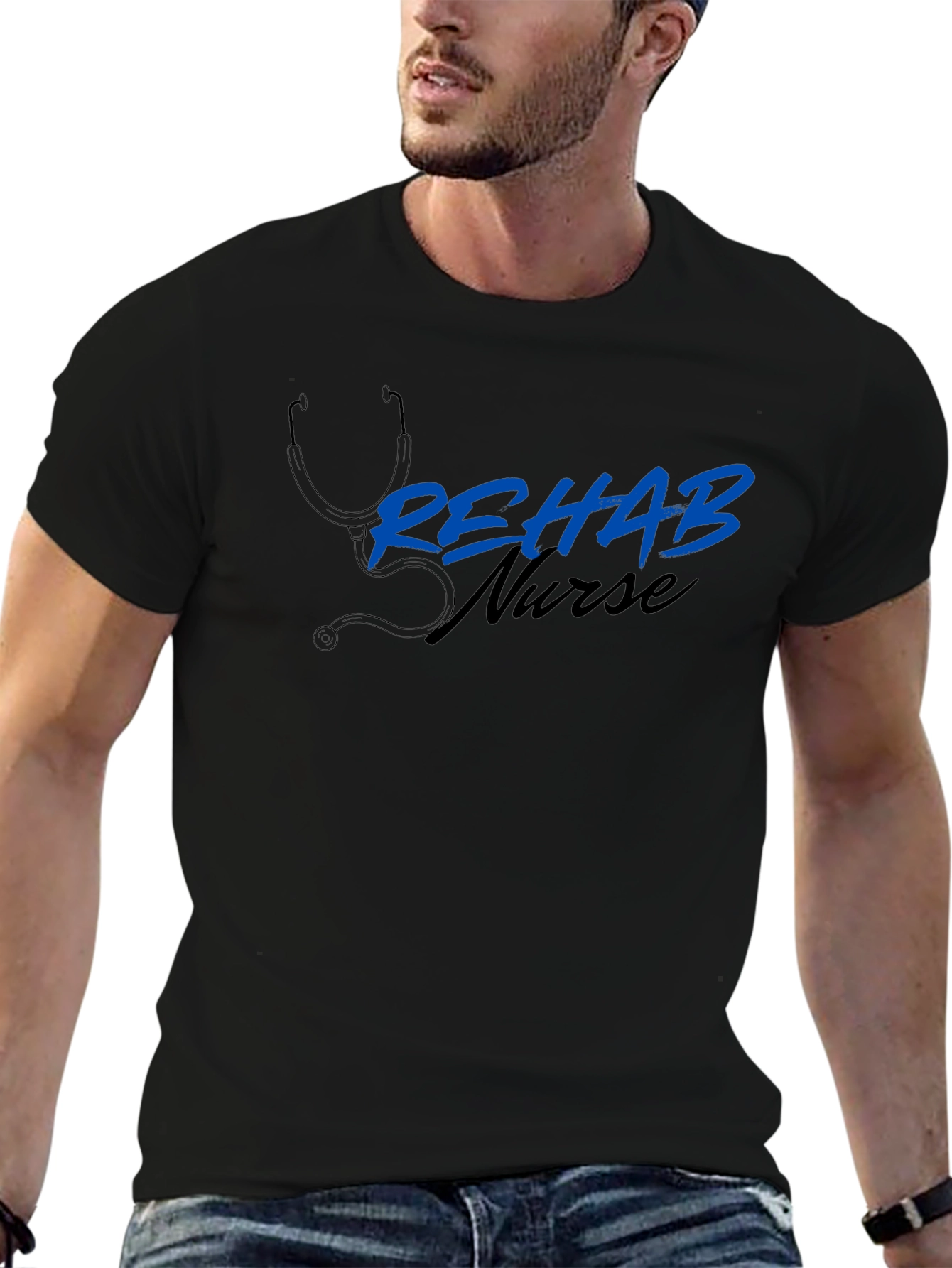 Rehab Nurse T-Shirt - Stylish Healthcare Apparel
