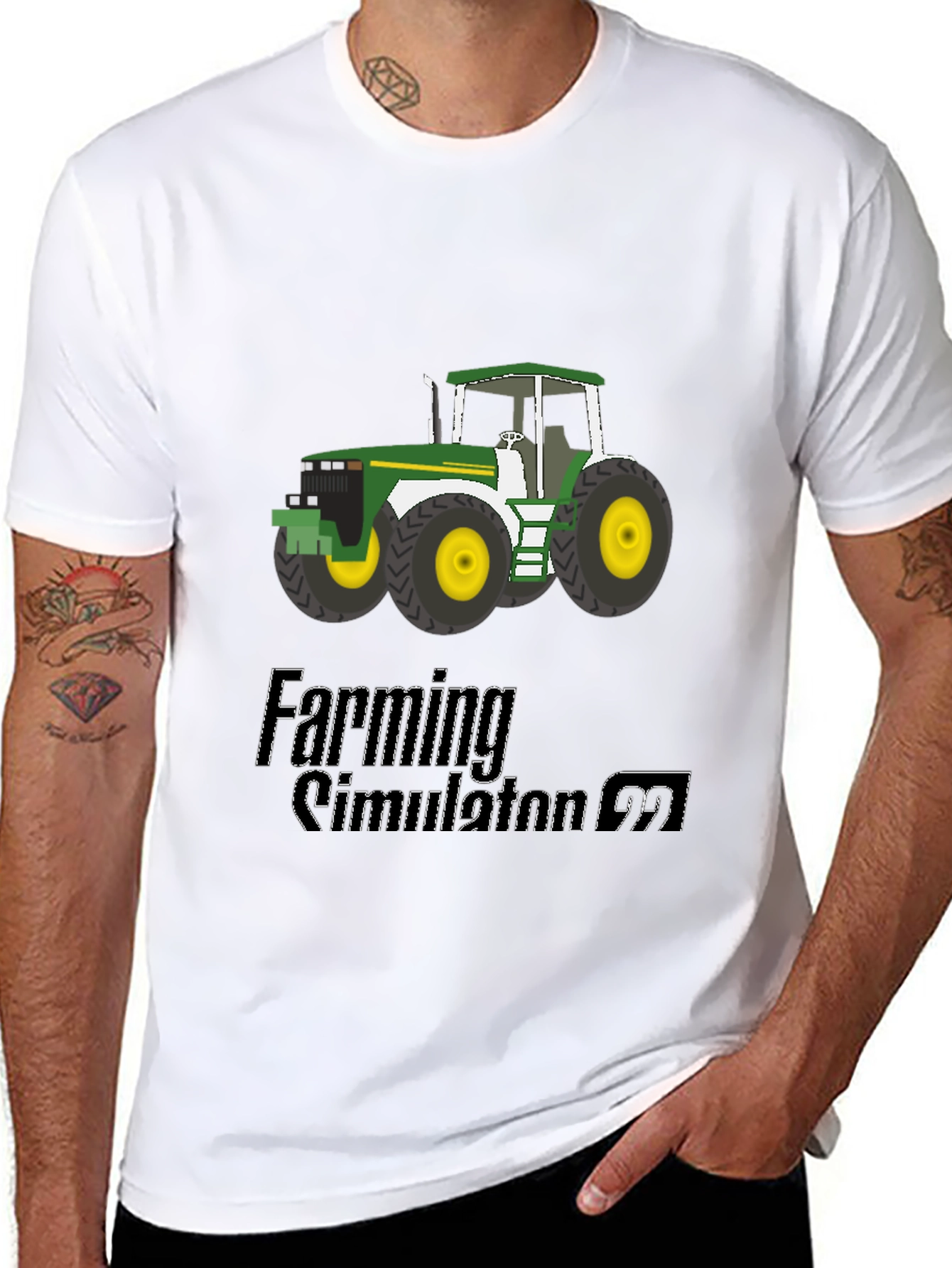 Farming Simulator 99 Tractor Graphic Tee