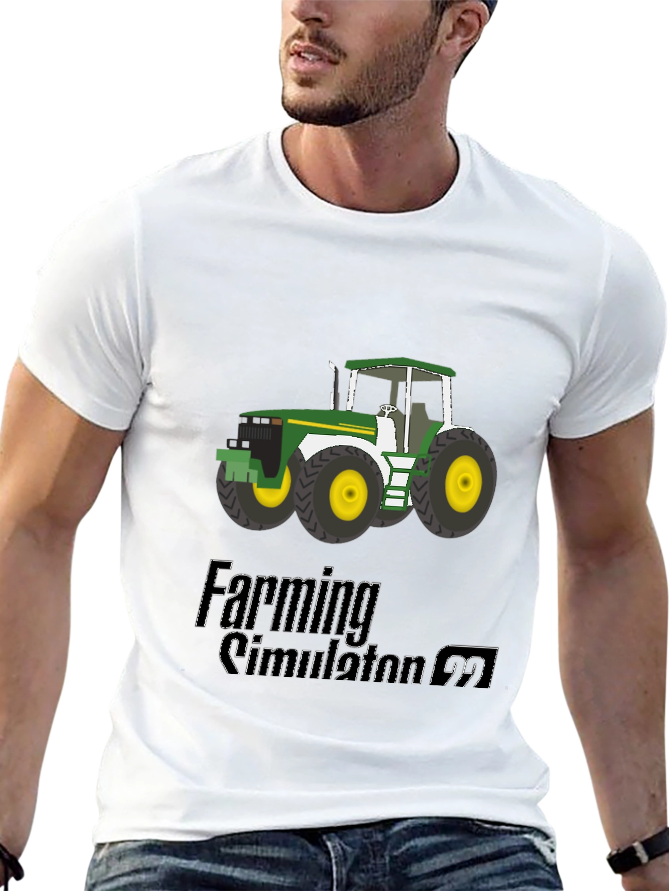 Farming Simulator 99 Tractor Graphic Tee