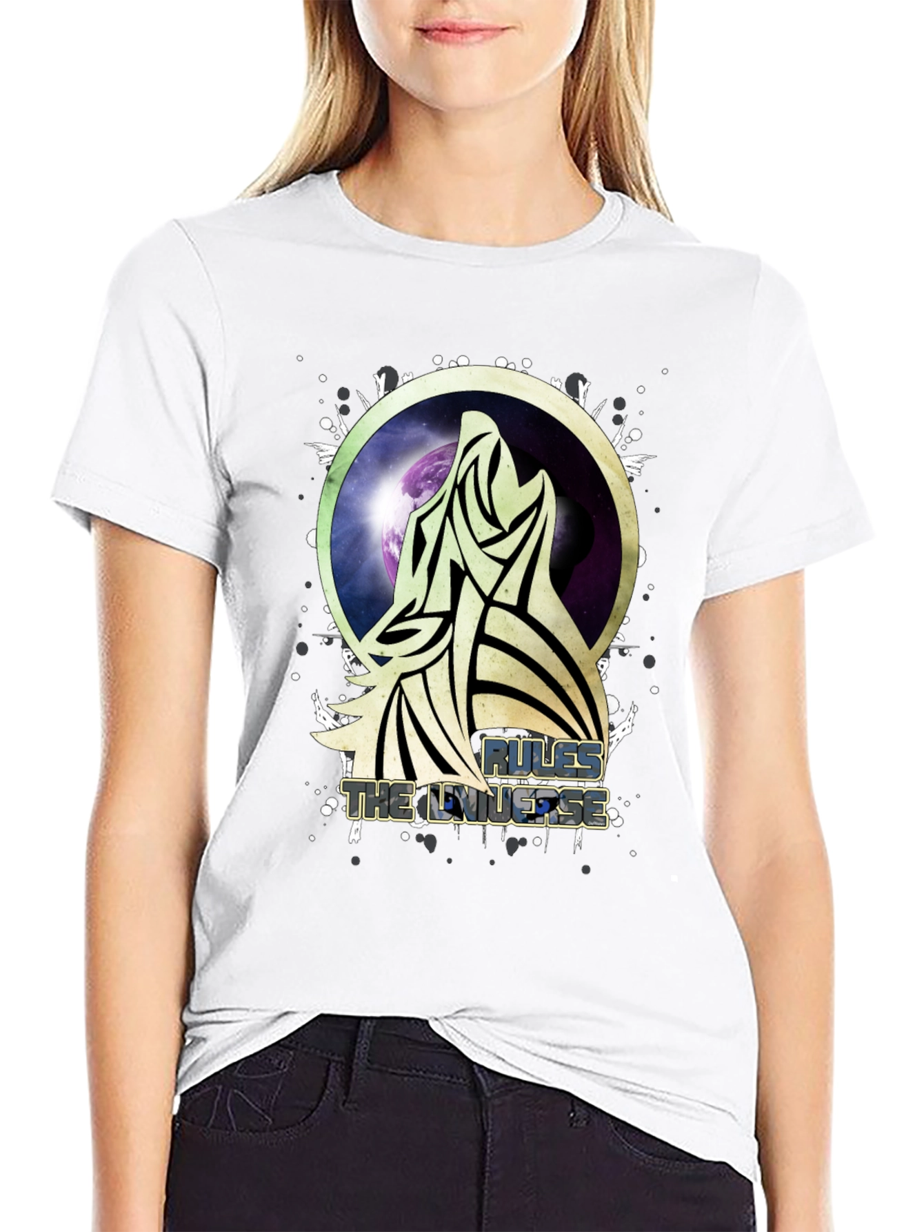 Rules the Universe Wolf Graphic Tee