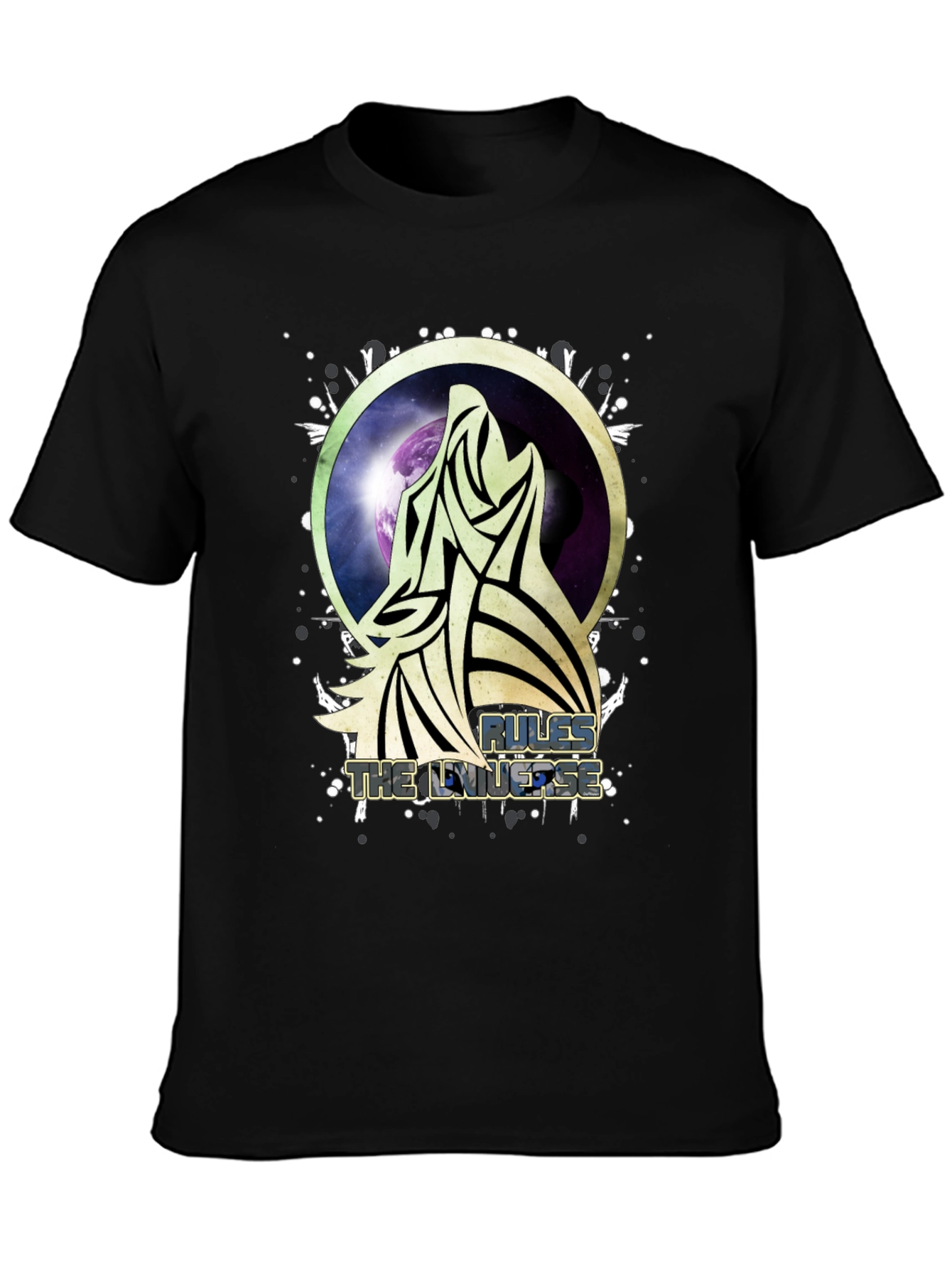 Rules the Universe Wolf Graphic Tee