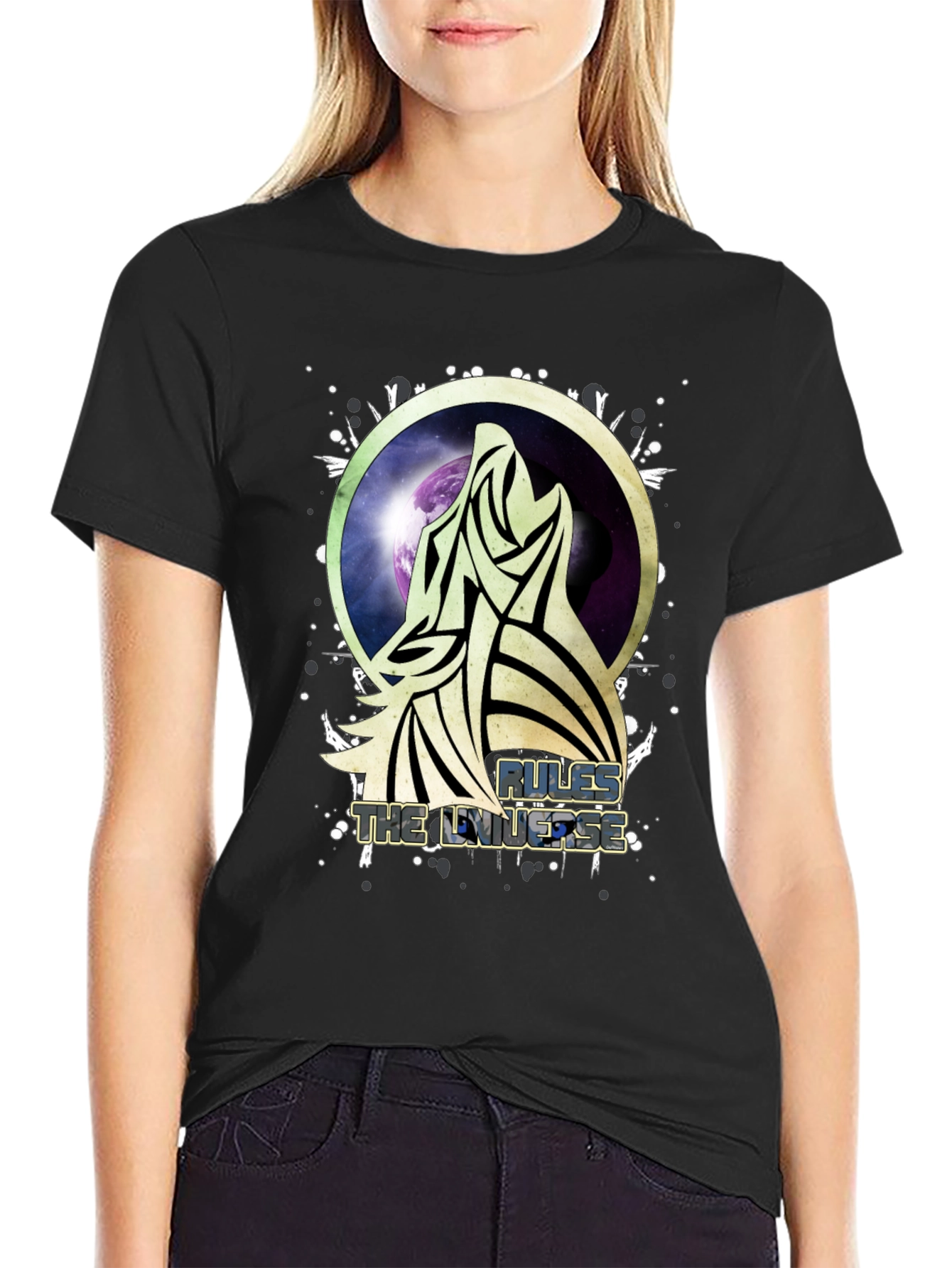 Rules the Universe Wolf Graphic Tee