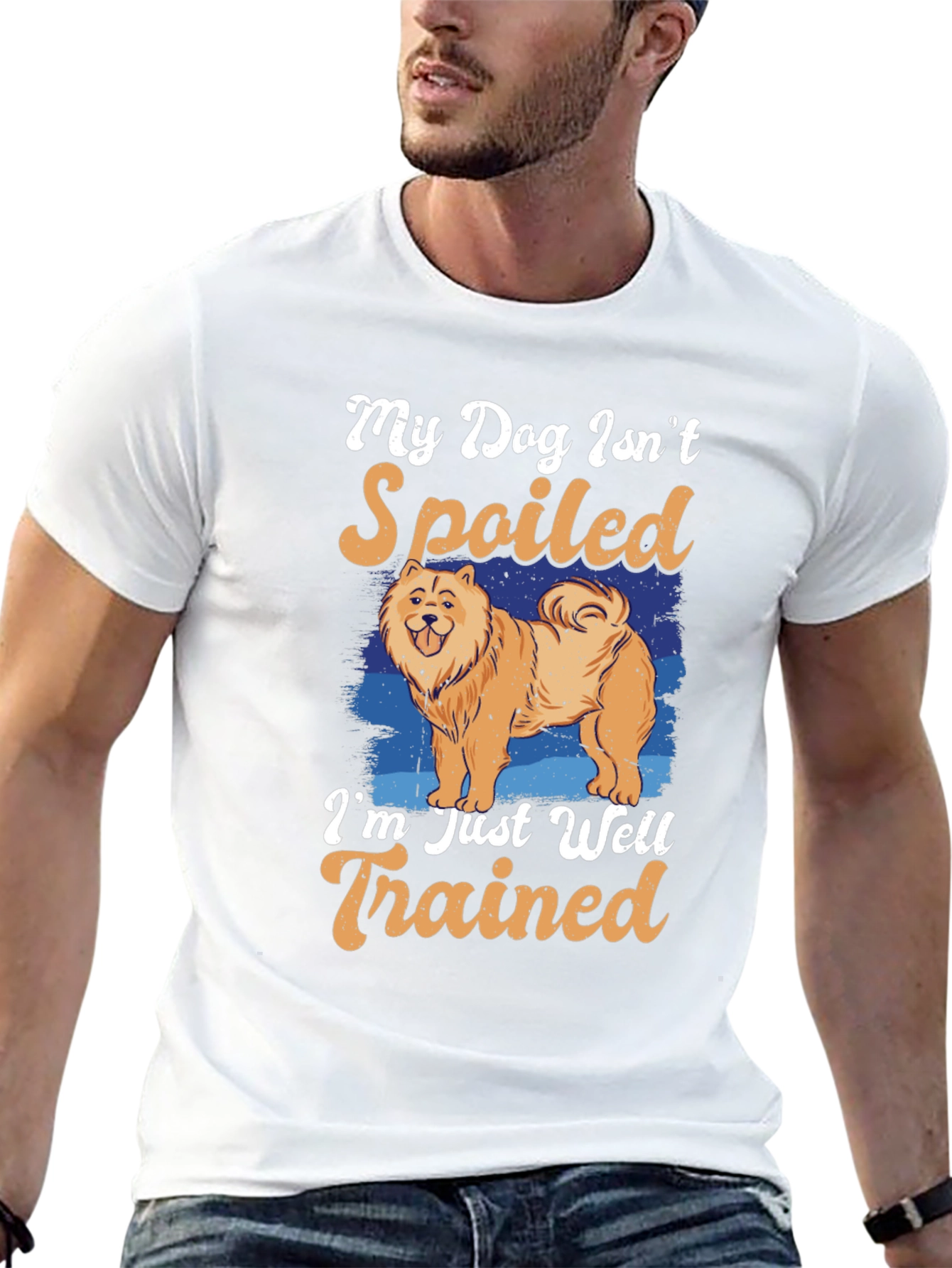 Dog Lover T-Shirt: My Dog Isnt Spoiled
