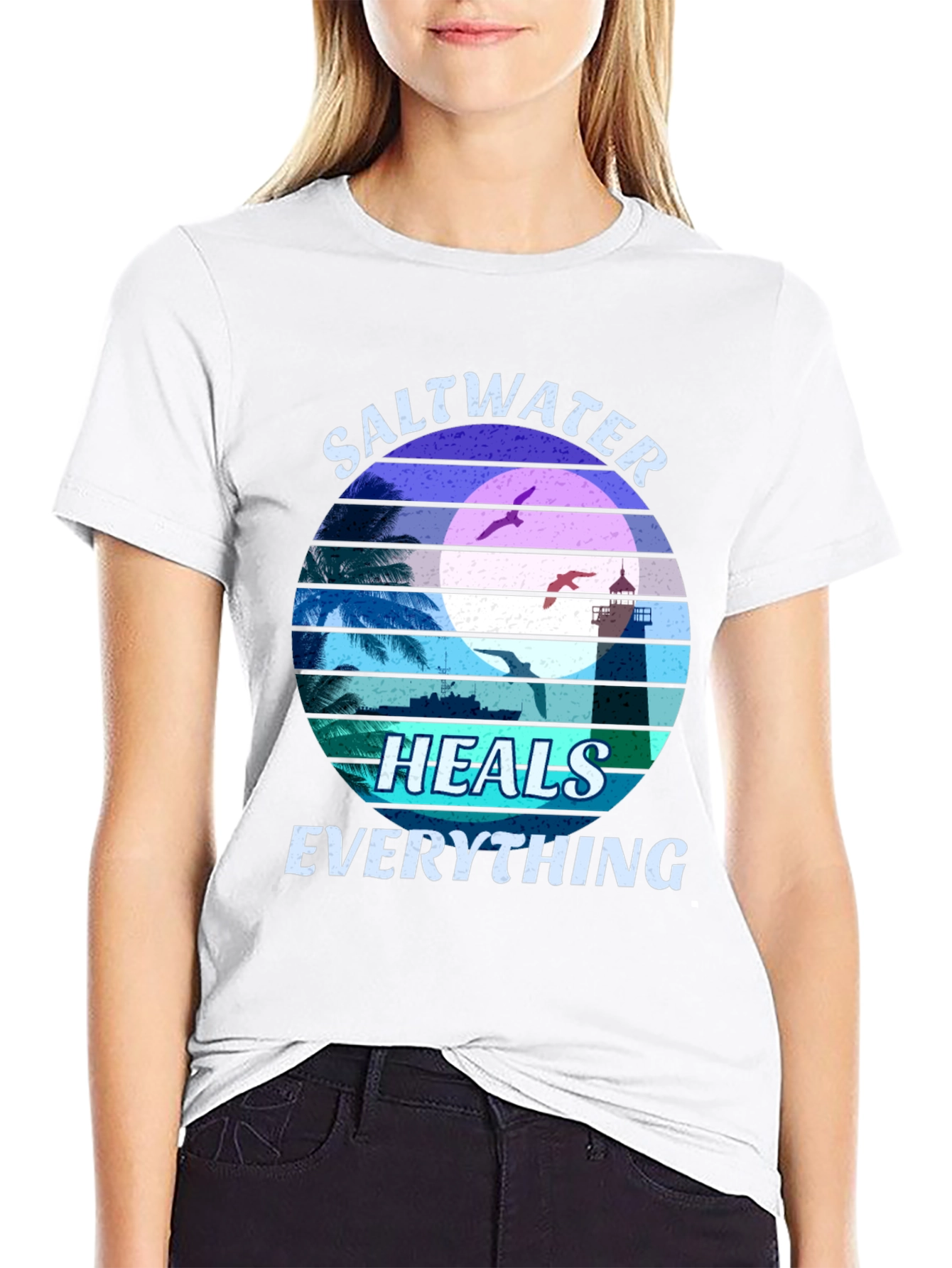 Saltwater Heals Everything Graphic Tee
