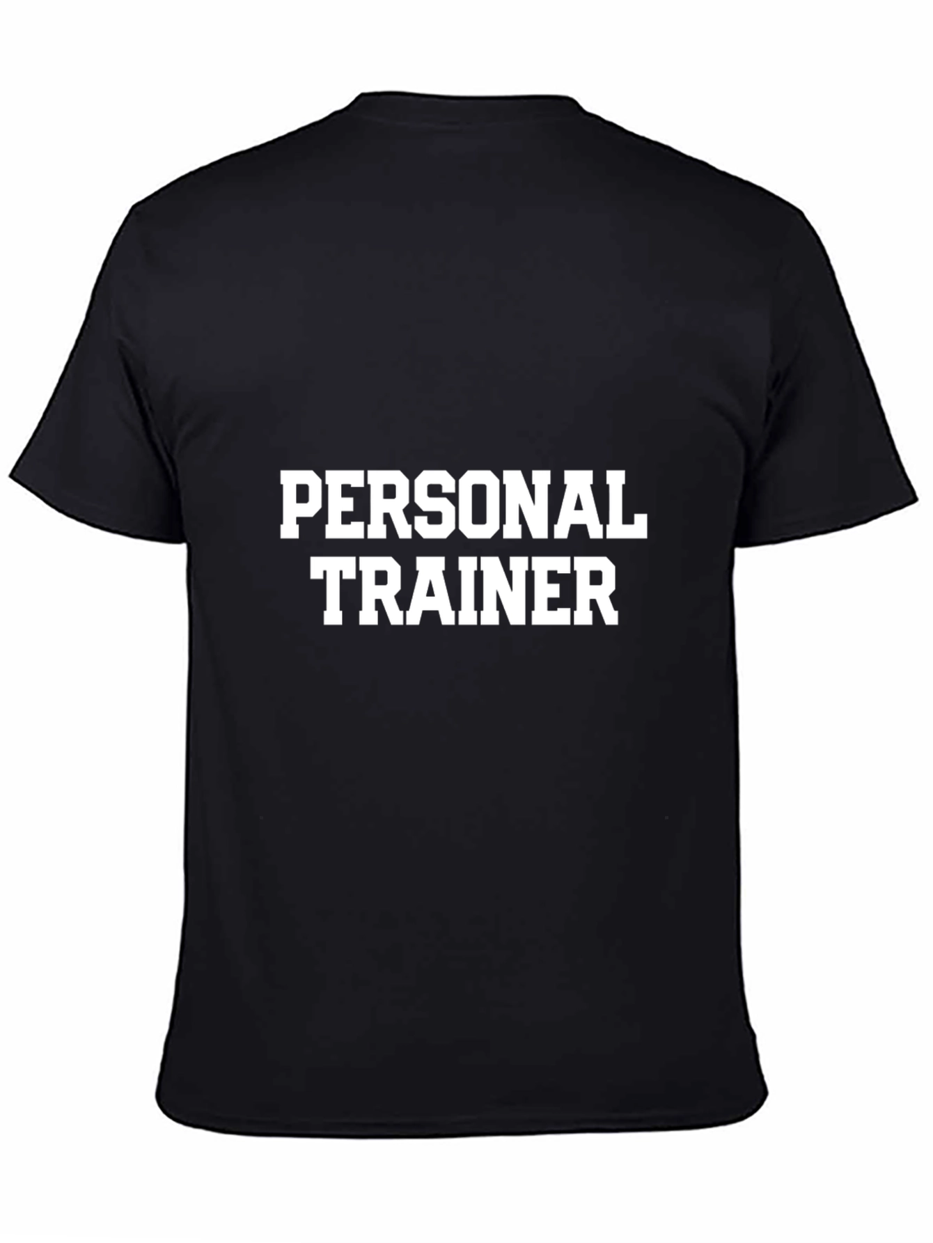 Personal Trainer Black T-Shirt - Gym Fitness Apparel