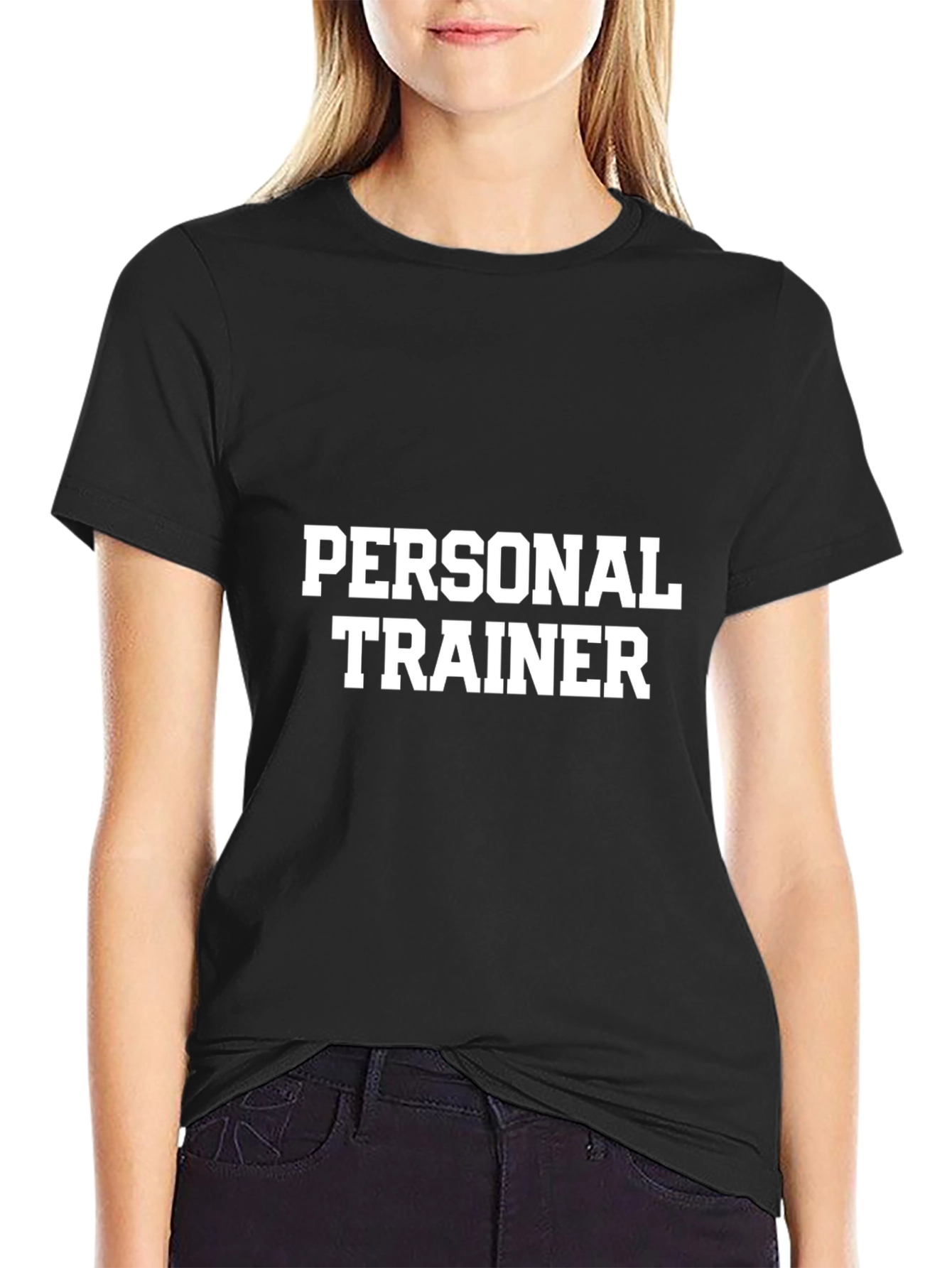 Personal Trainer Black T-Shirt - Gym Fitness Apparel