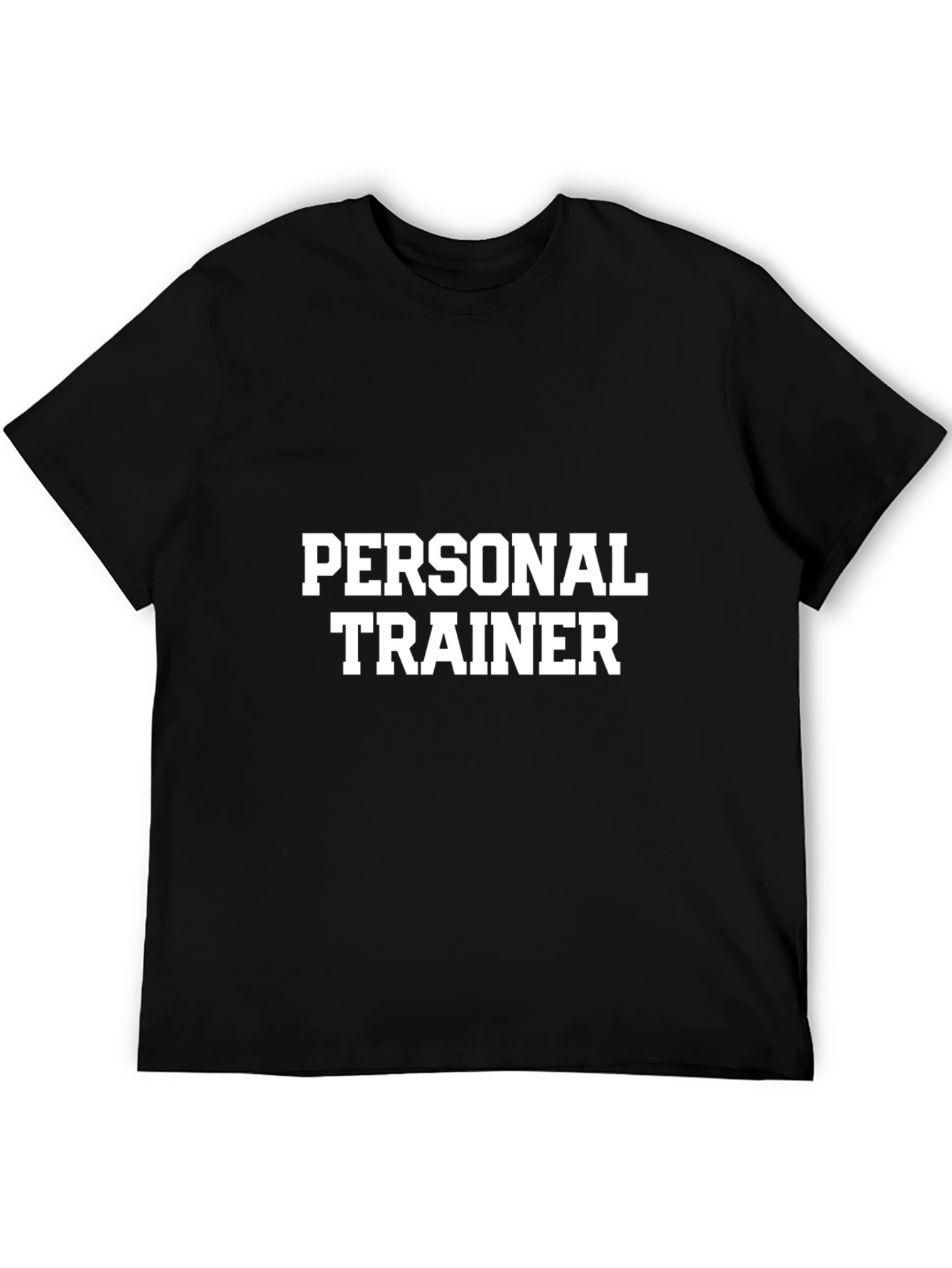 Personal Trainer Black T-Shirt - Gym Fitness Apparel