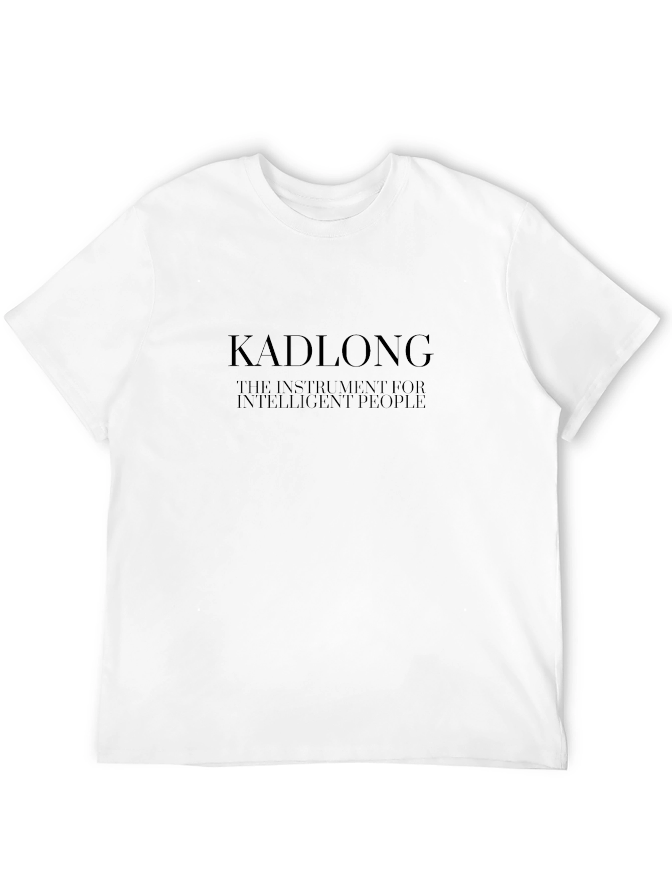 Kadlong Intelligent People Tee - Black