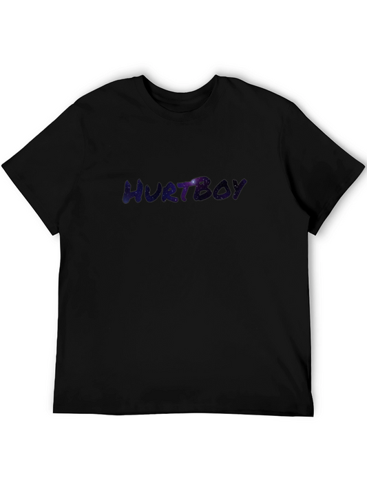 HURTBOY Graphic Print Black T-Shirt