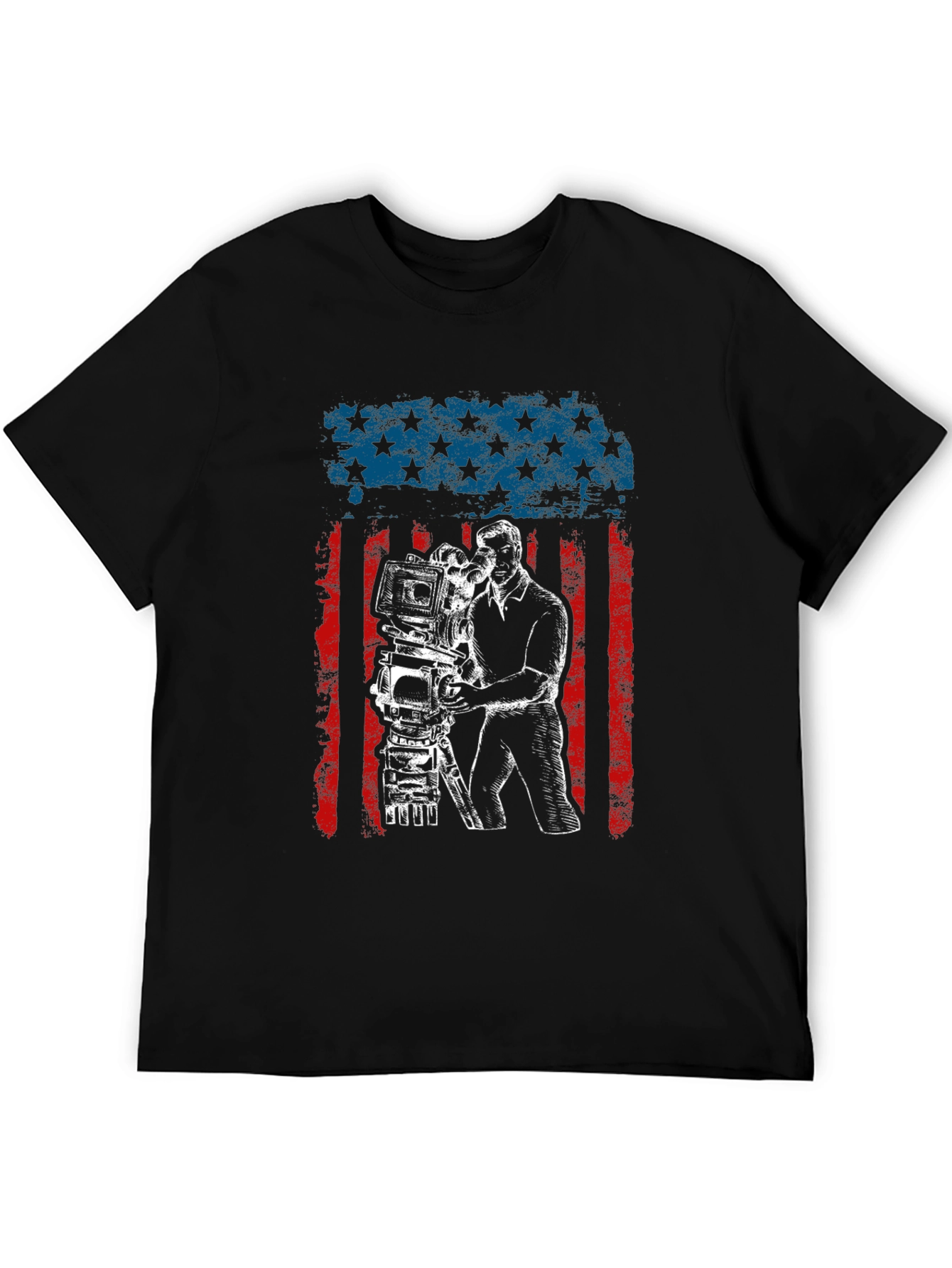 American Flag Cinematographer T-Shirt