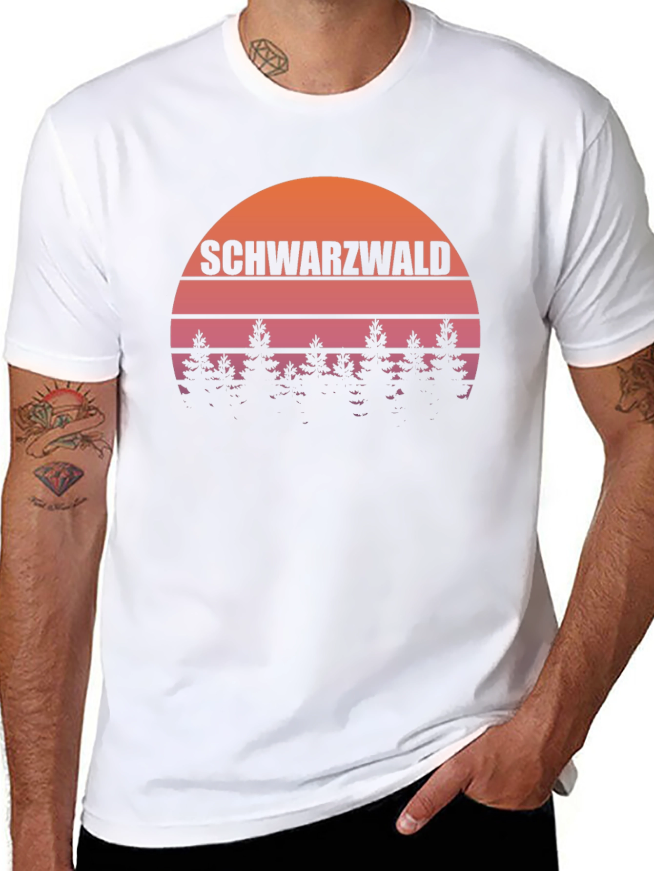 Schwarzwald Sunset T-Shirt - Black Forest Tee
