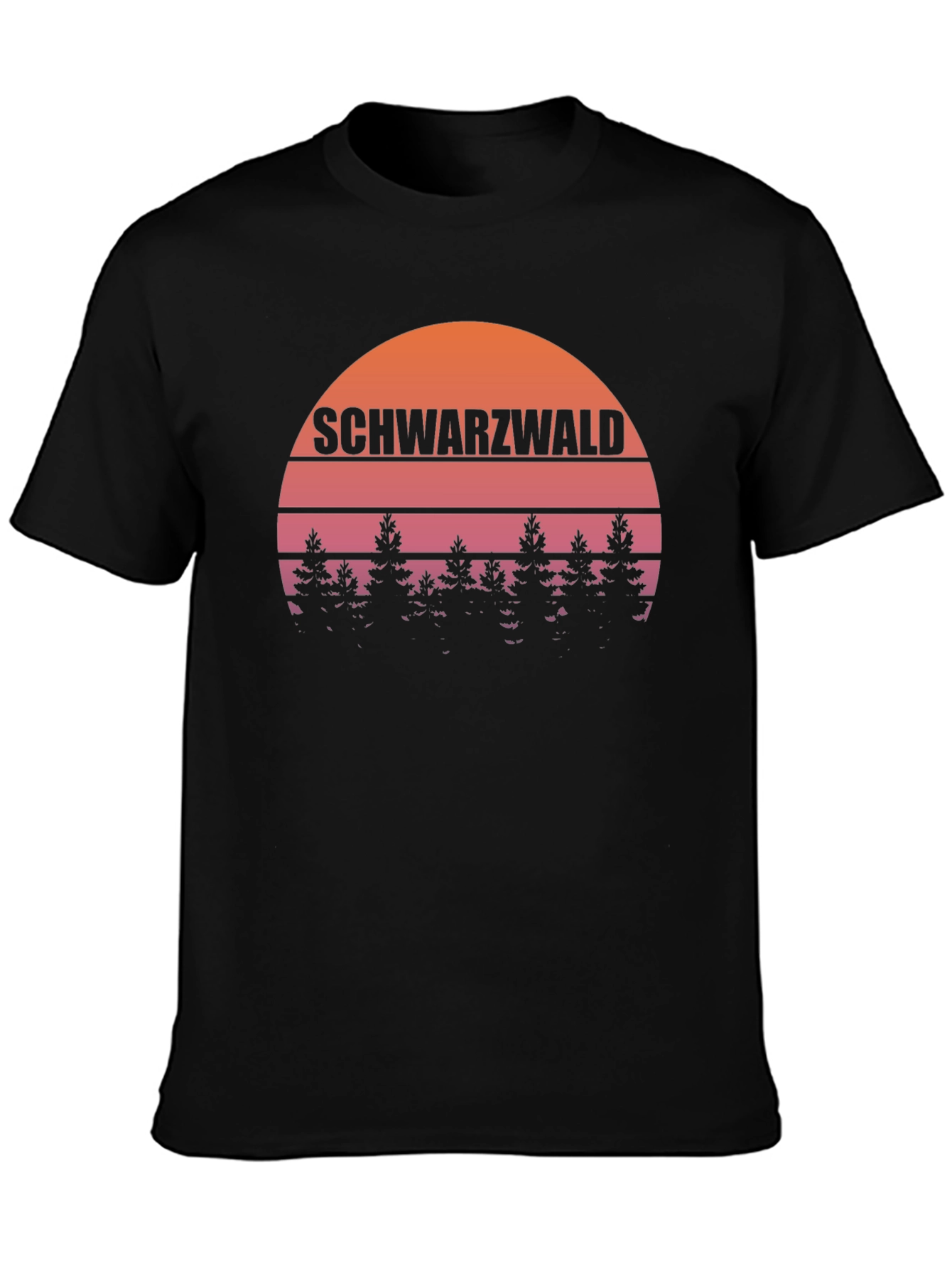 Schwarzwald Sunset T-Shirt - Black Forest Tee