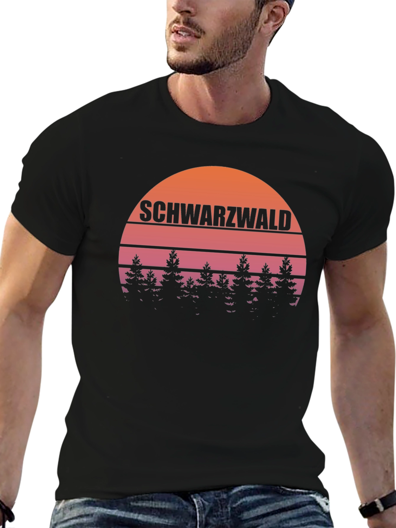Schwarzwald Sunset T-Shirt - Black Forest Tee