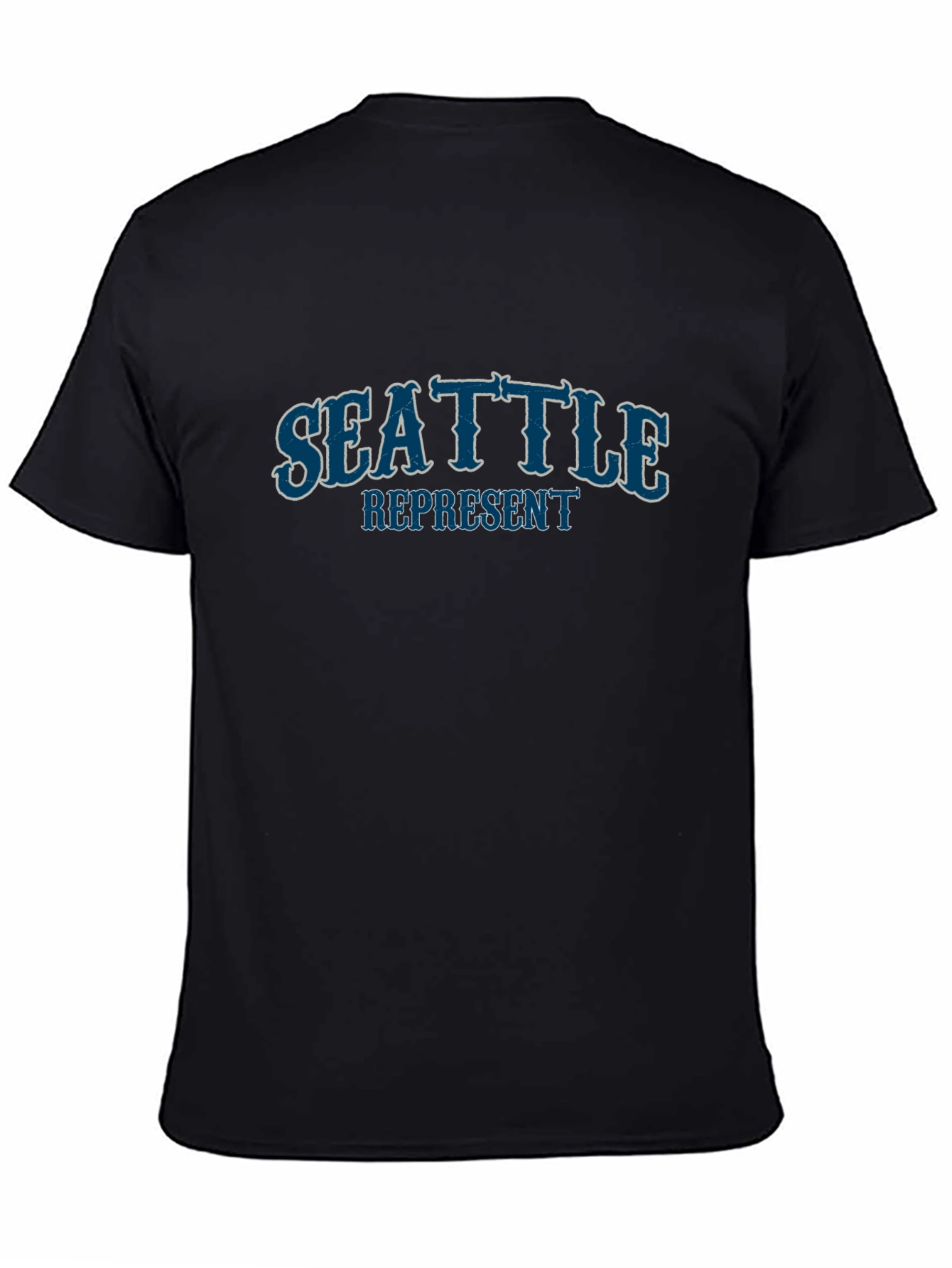 Seattle Represent Graphic T-Shirt - Black