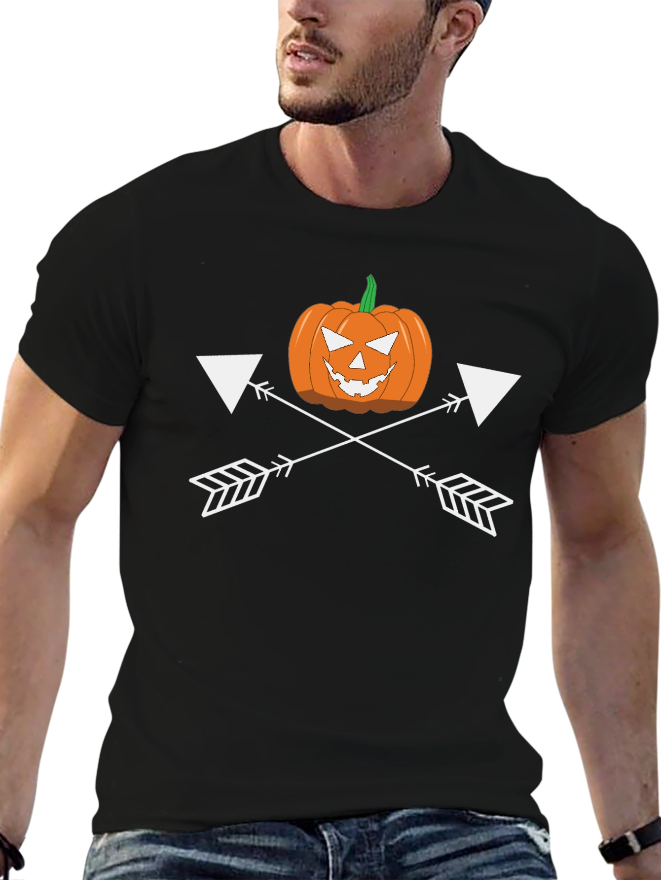 Pumpkin Arrow T-Shirt - Halloween