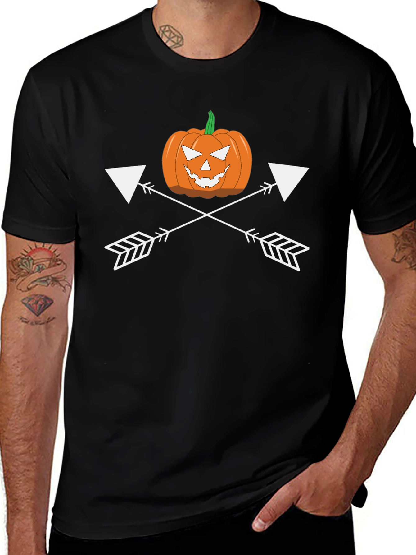 Pumpkin Arrow T-Shirt - Halloween