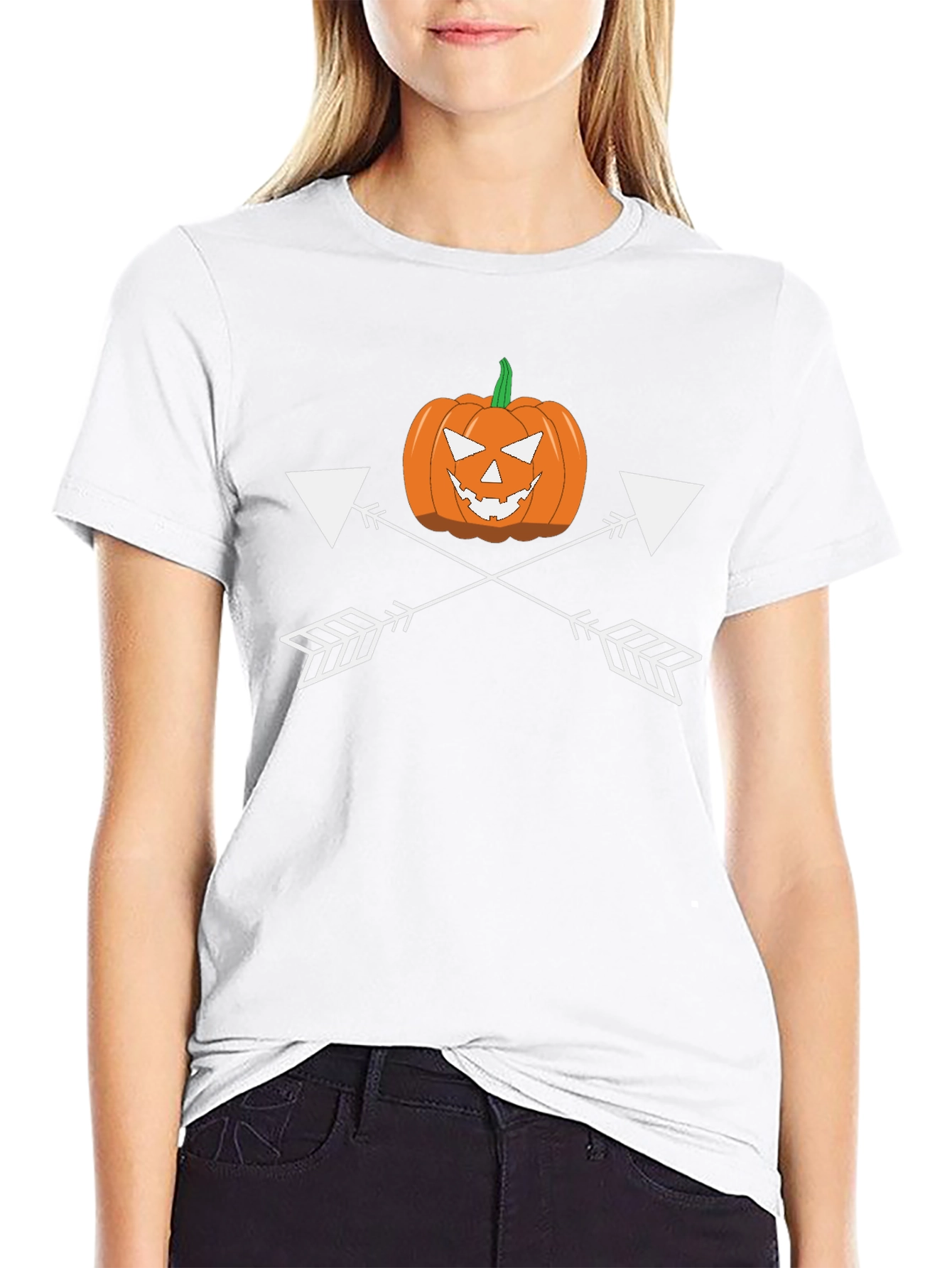 Pumpkin Arrow T-Shirt - Halloween