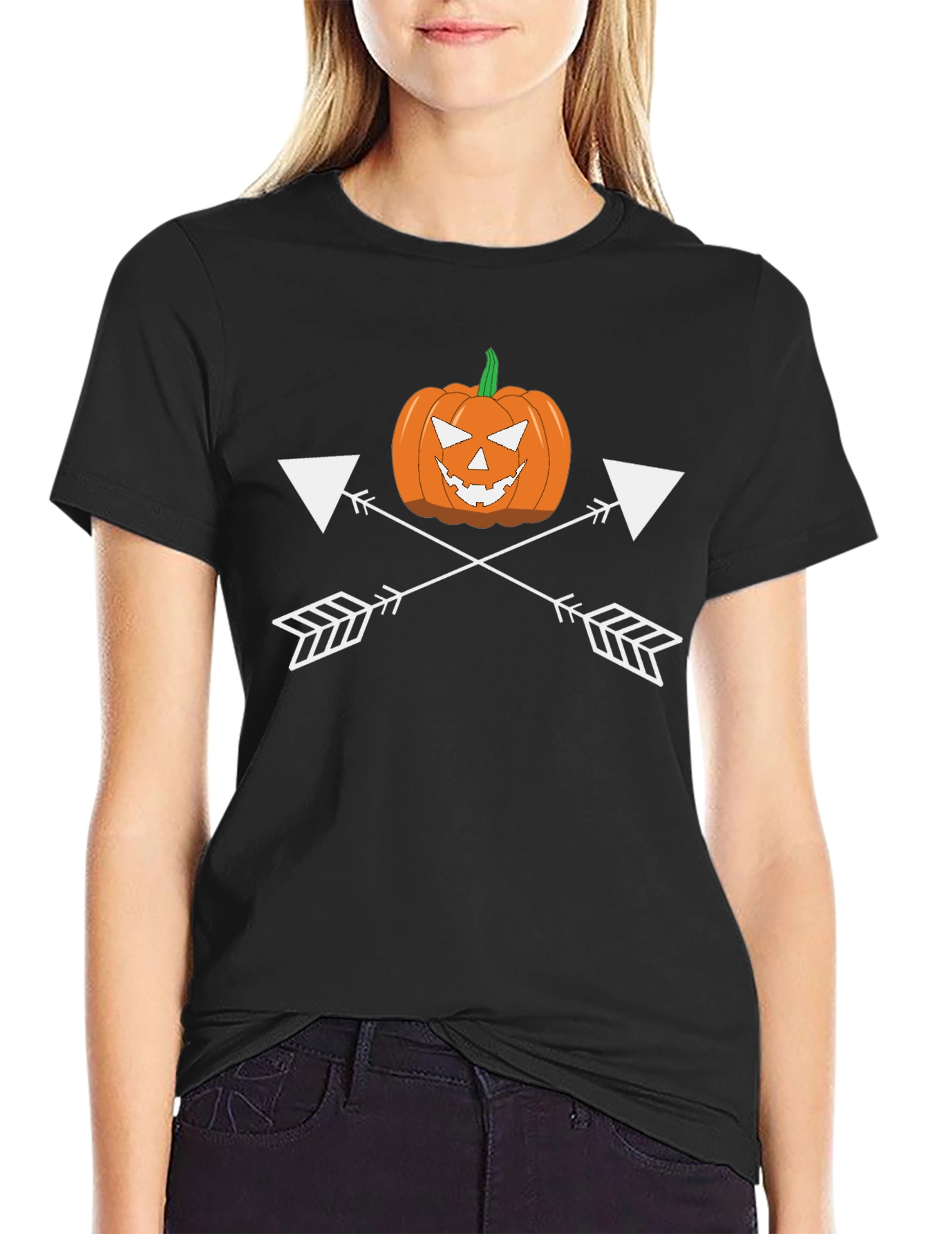 Pumpkin Arrow T-Shirt - Halloween