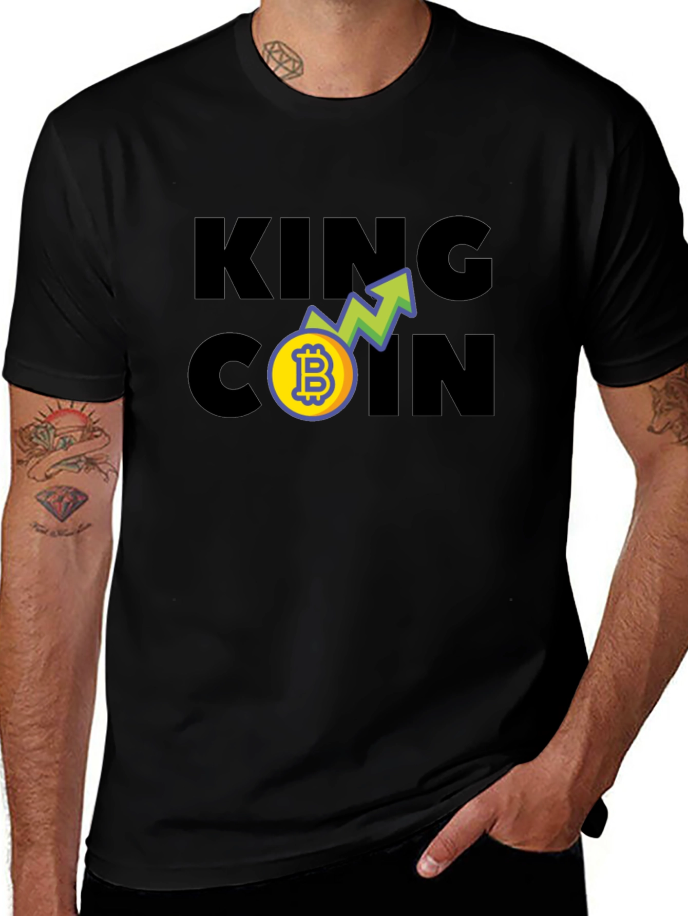 King Coin Bitcoin Crypto Tee
