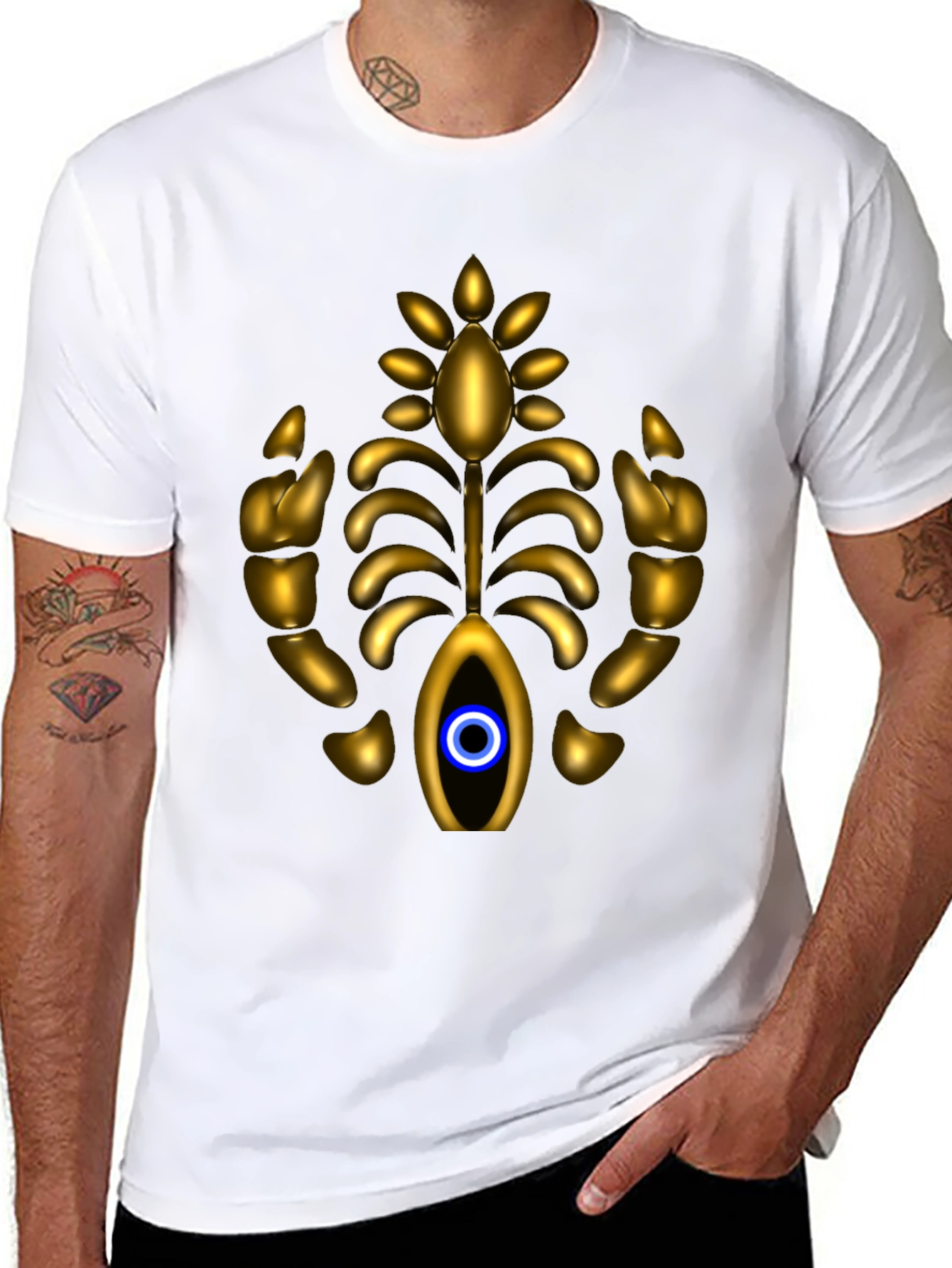 Golden Eye Graphic T-Shirt