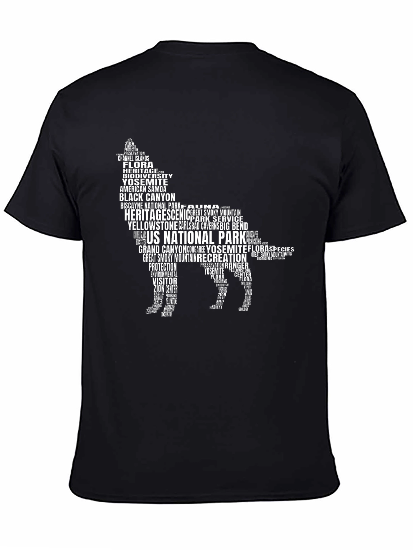 National Park Wolf T-Shirt