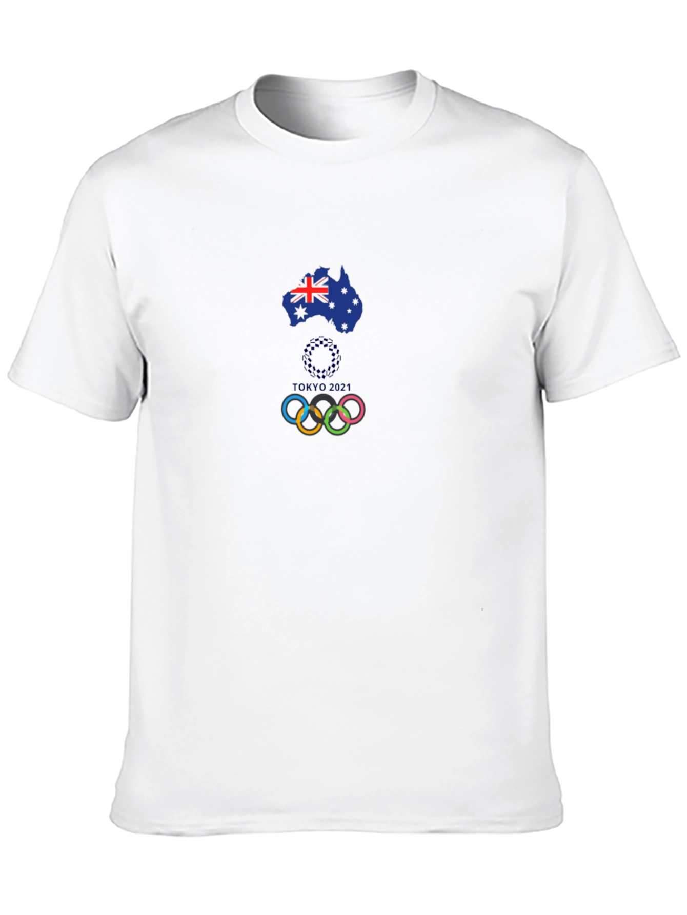 Australian Olympics Black T-Shirt