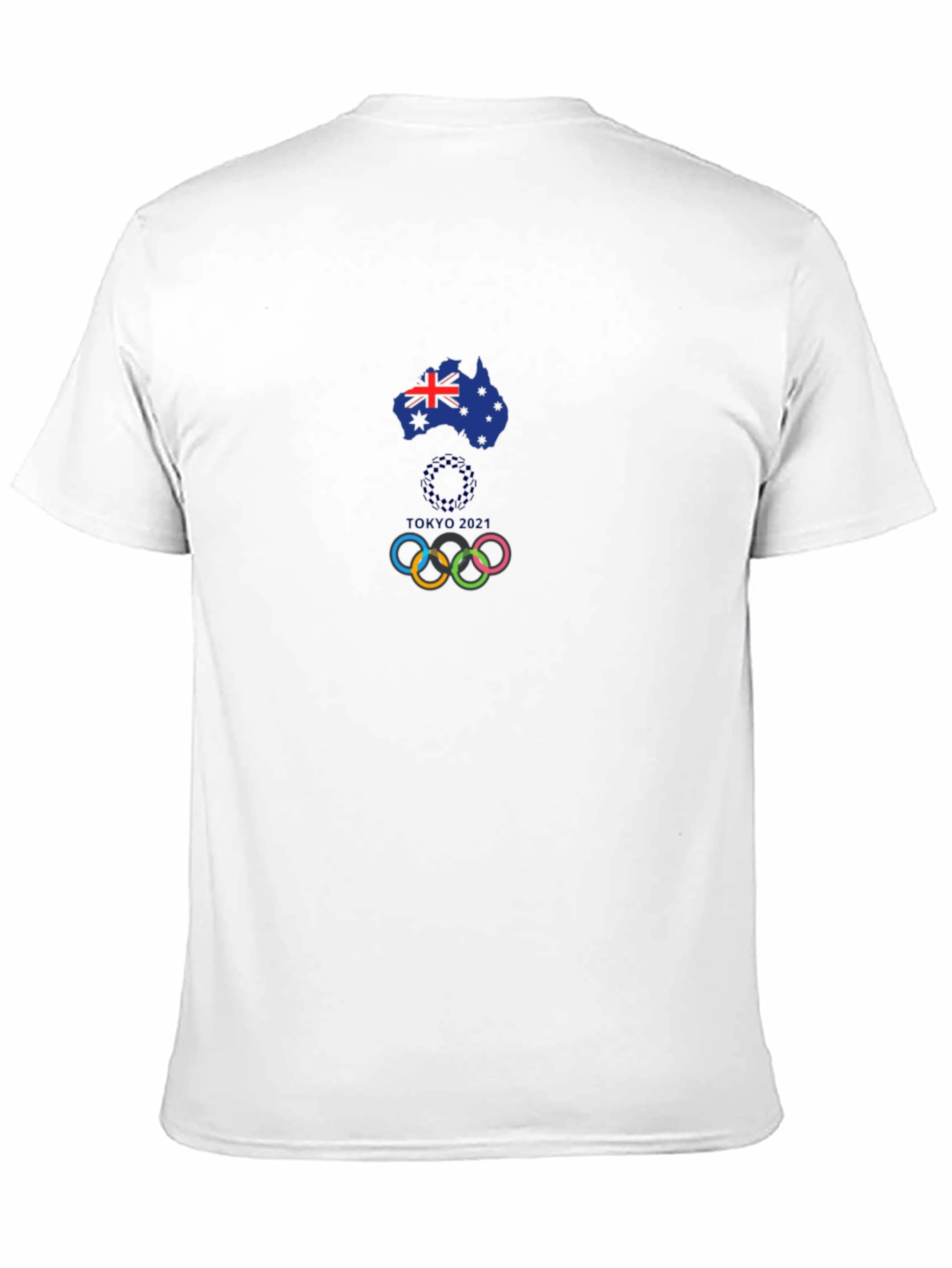 Australian Olympics Black T-Shirt