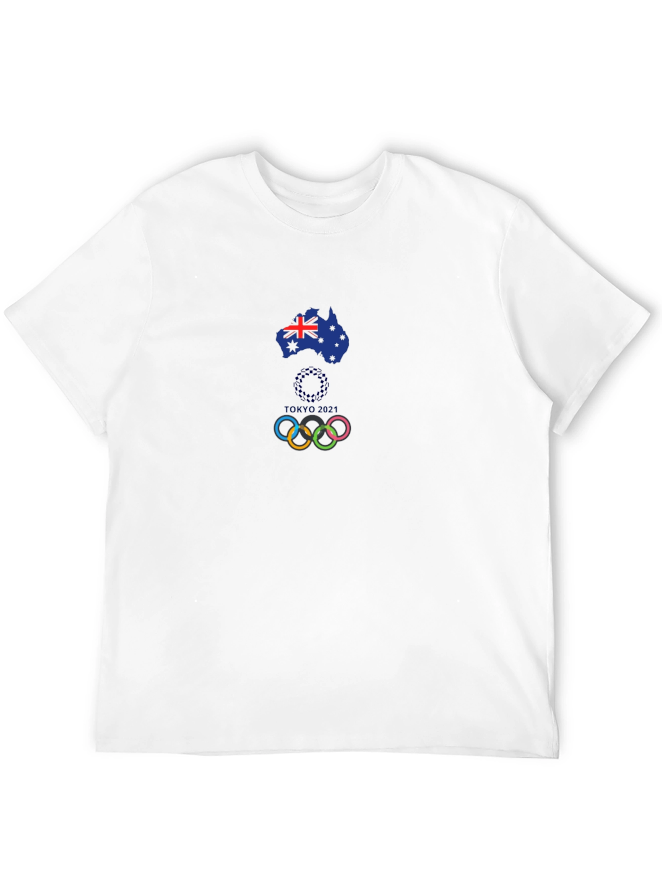 Australian Olympics Black T-Shirt