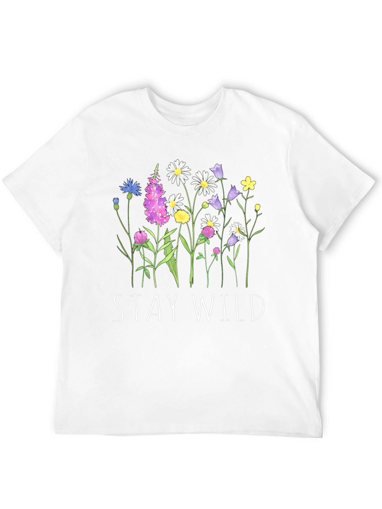 Stay Wild Floral Graphic Tee