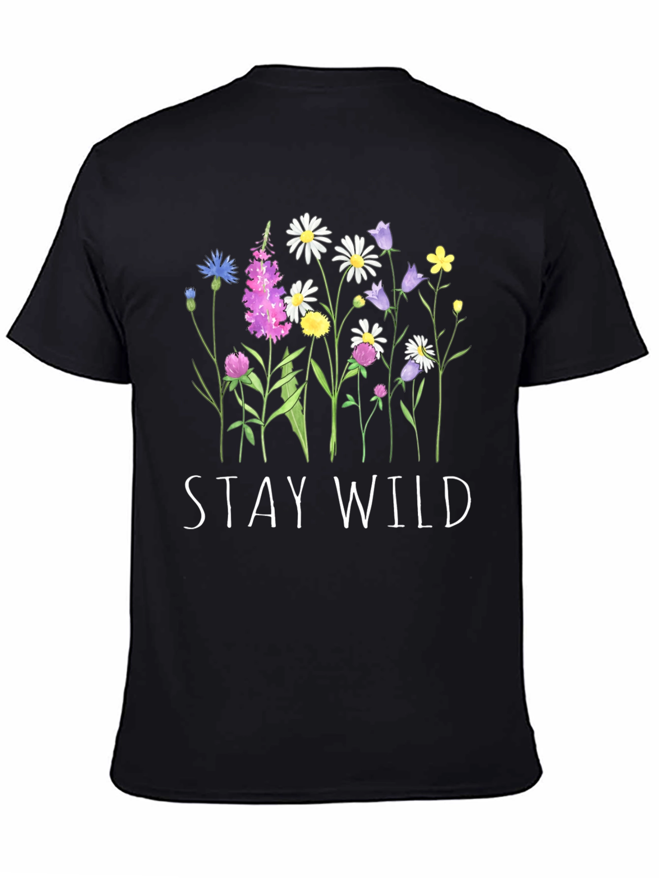Stay Wild Floral Graphic Tee