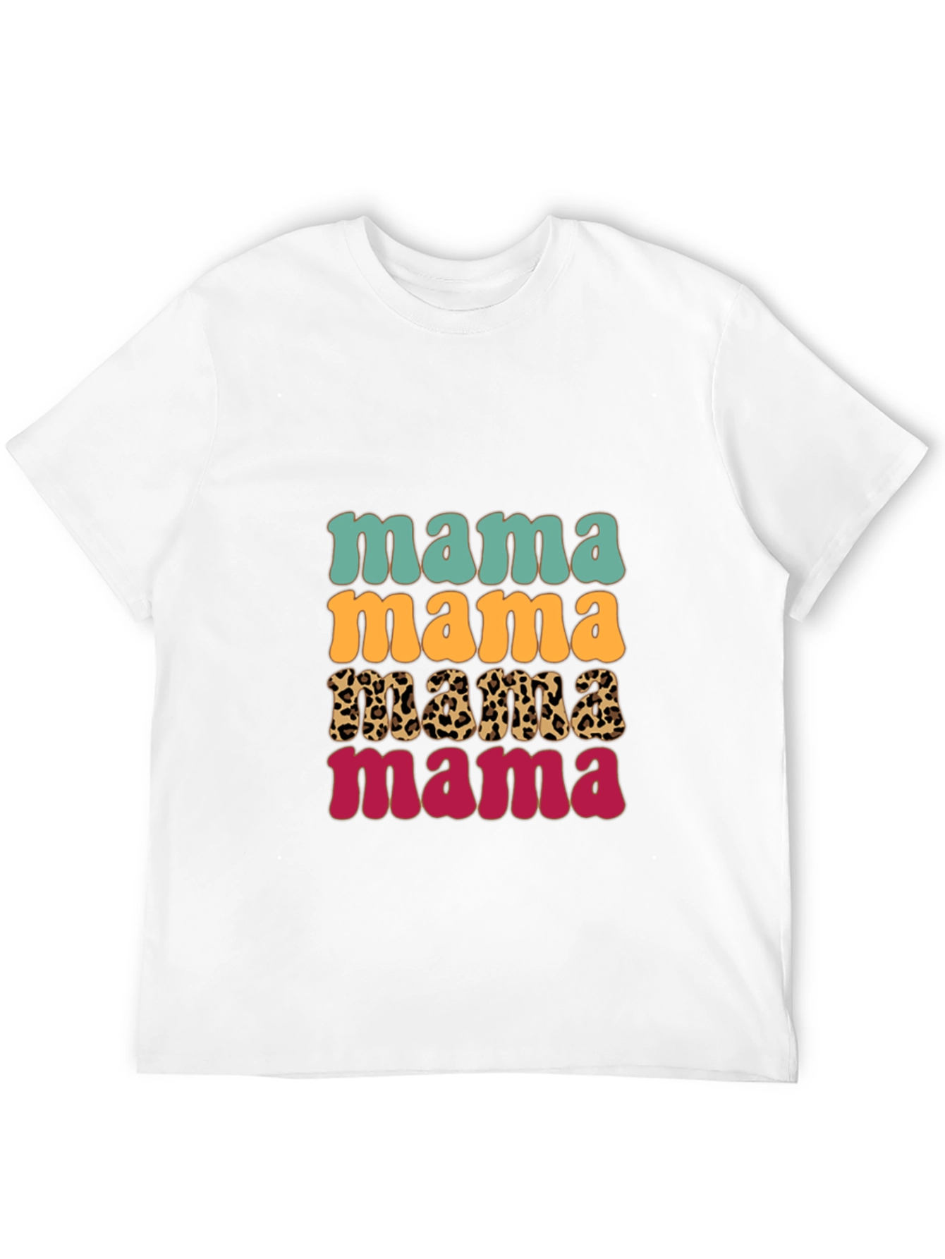 Mama Stacked Graphic Tee - Trendy Mothers Day Shirt