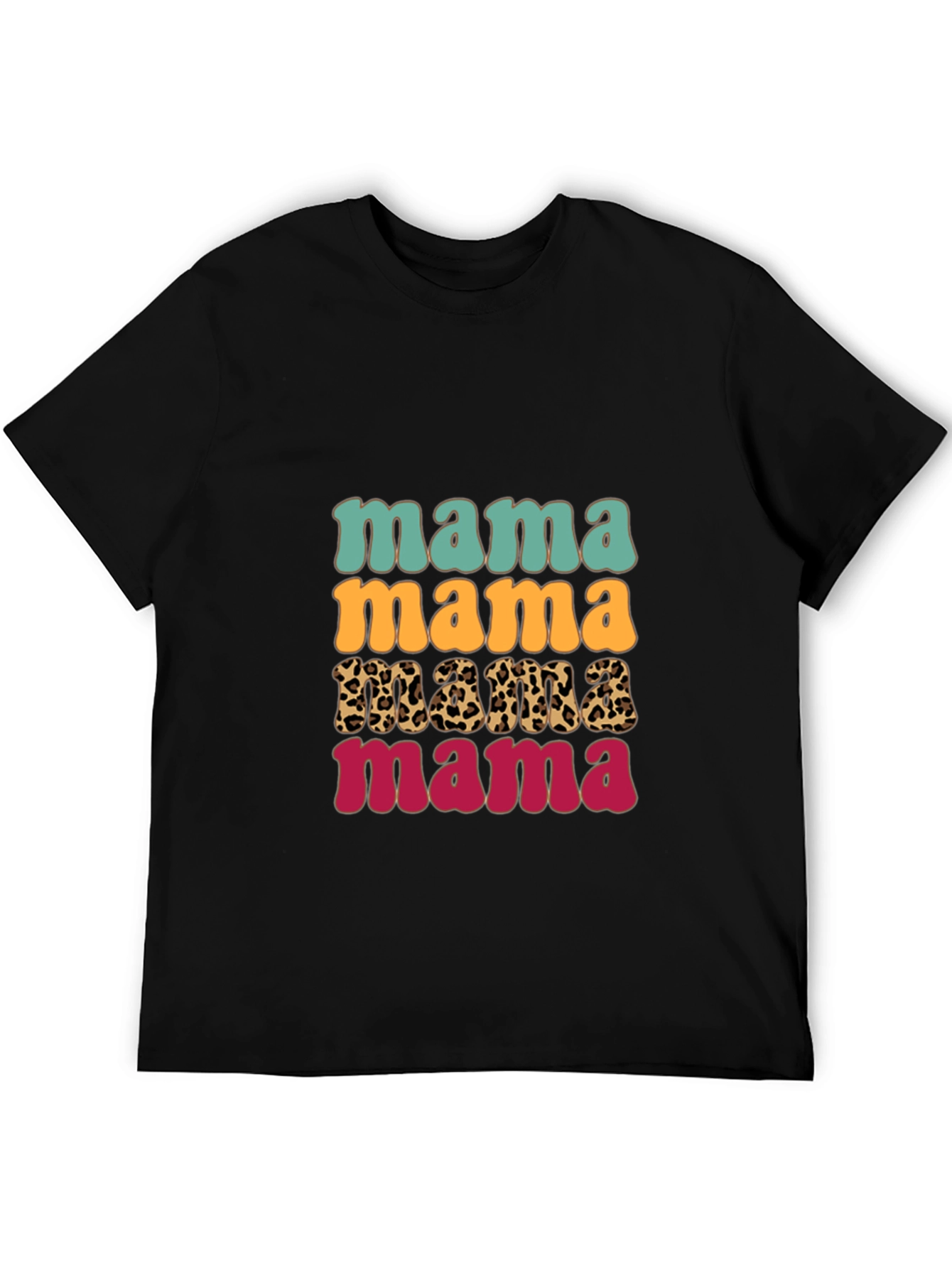 Mama Stacked Graphic Tee - Trendy Mothers Day Shirt