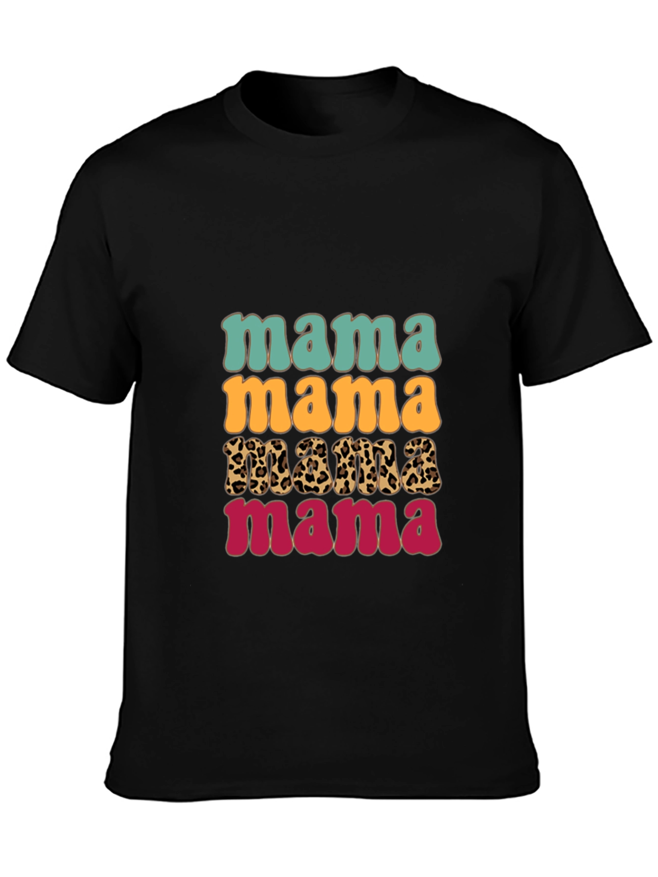 Mama Stacked Graphic Tee - Trendy Mothers Day Shirt