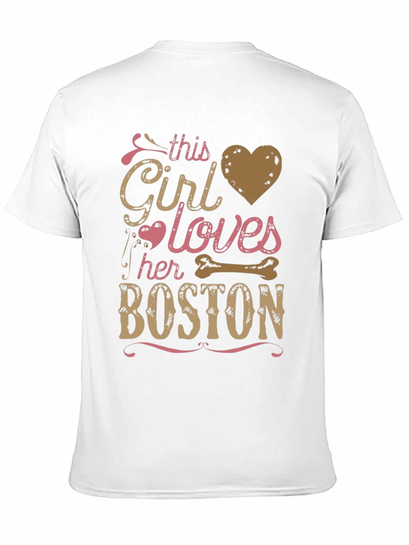 This Girl Loves Her Boston Dog T-Shirt