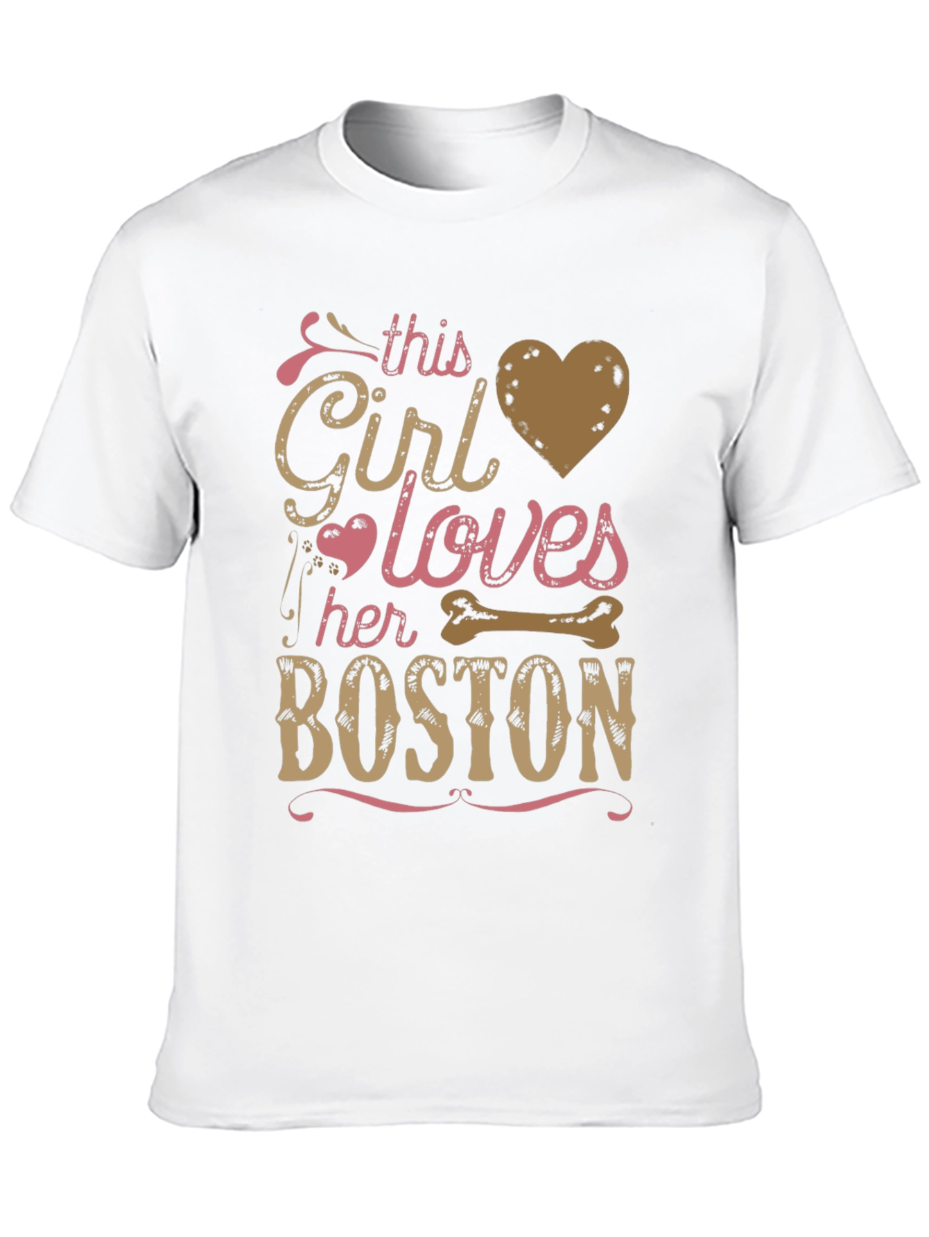 This Girl Loves Her Boston Dog T-Shirt