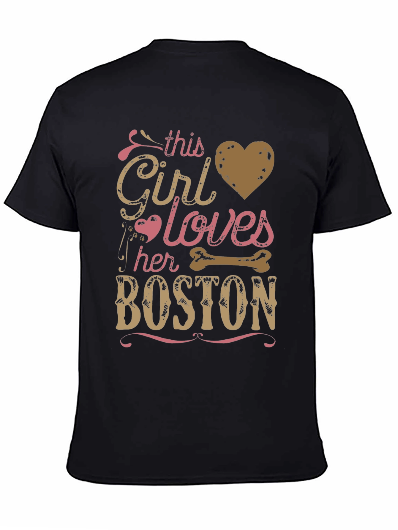 This Girl Loves Her Boston Dog T-Shirt