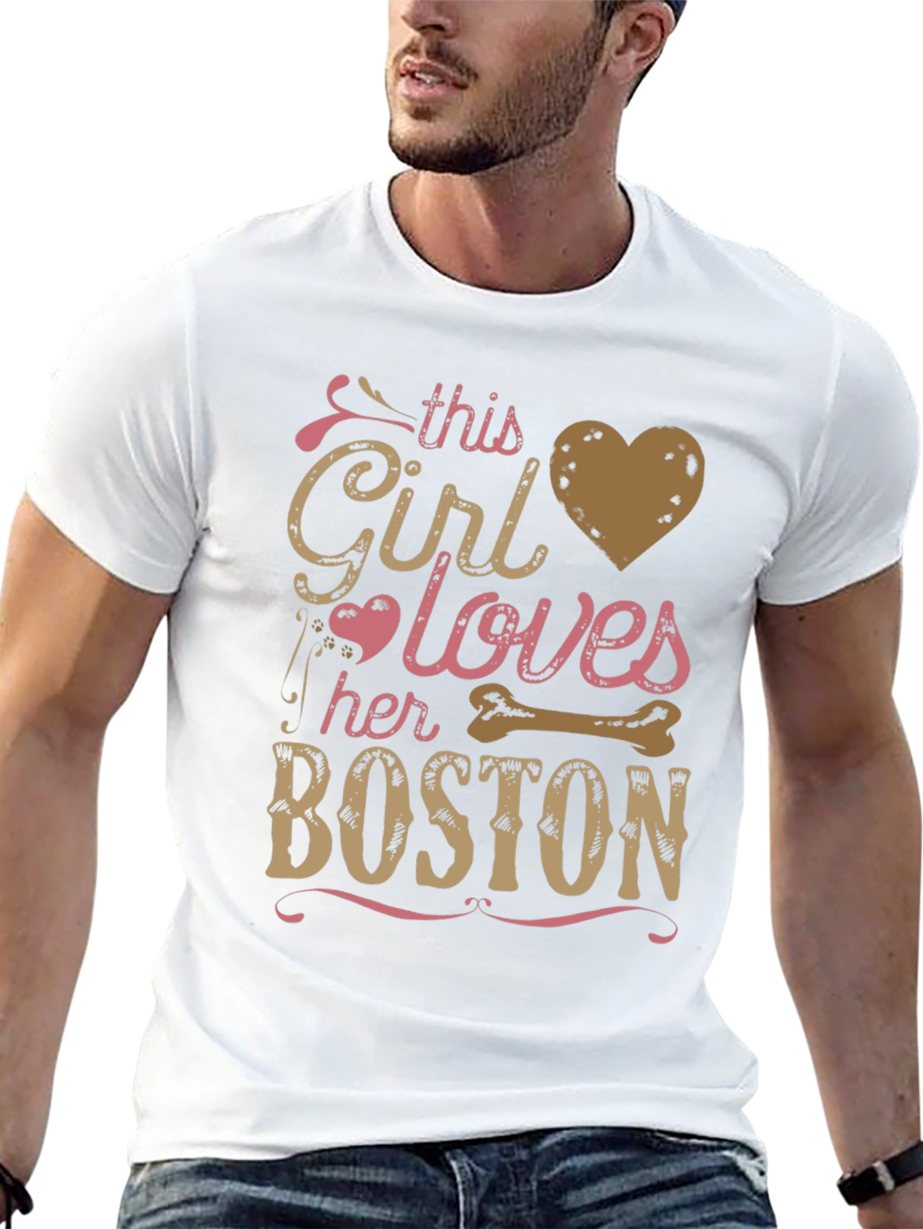 This Girl Loves Her Boston Dog T-Shirt