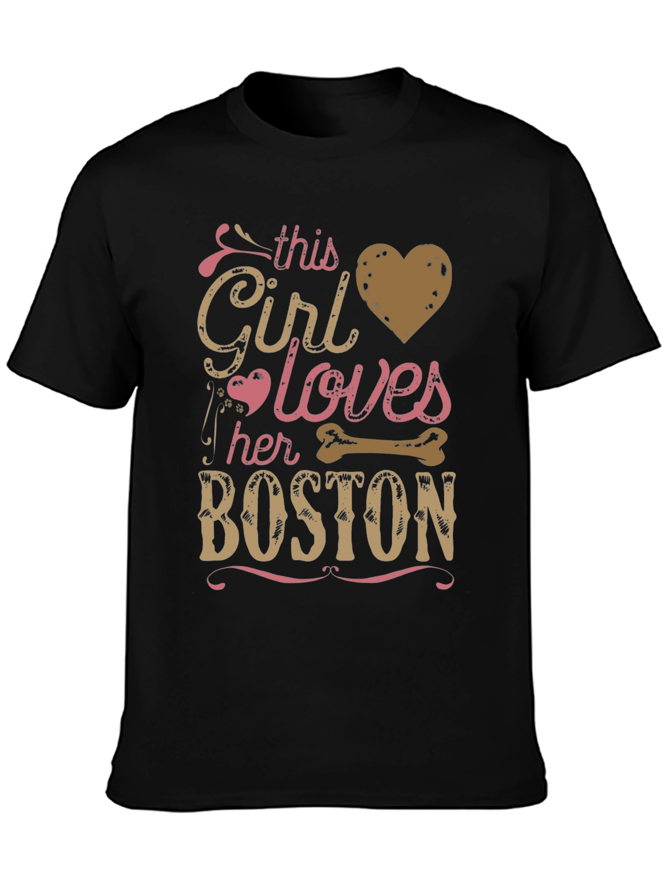 This Girl Loves Her Boston Dog T-Shirt
