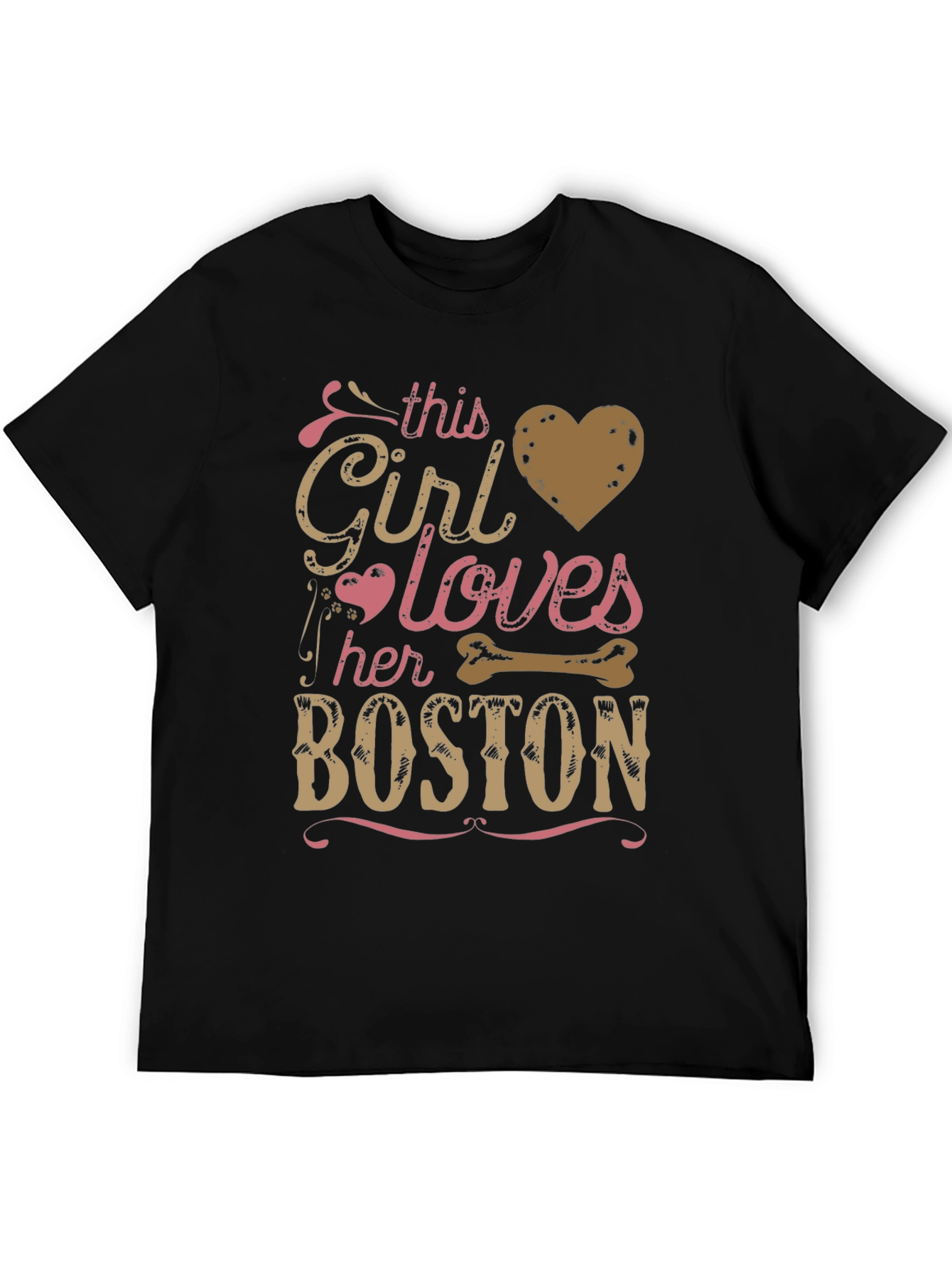 This Girl Loves Her Boston Dog T-Shirt