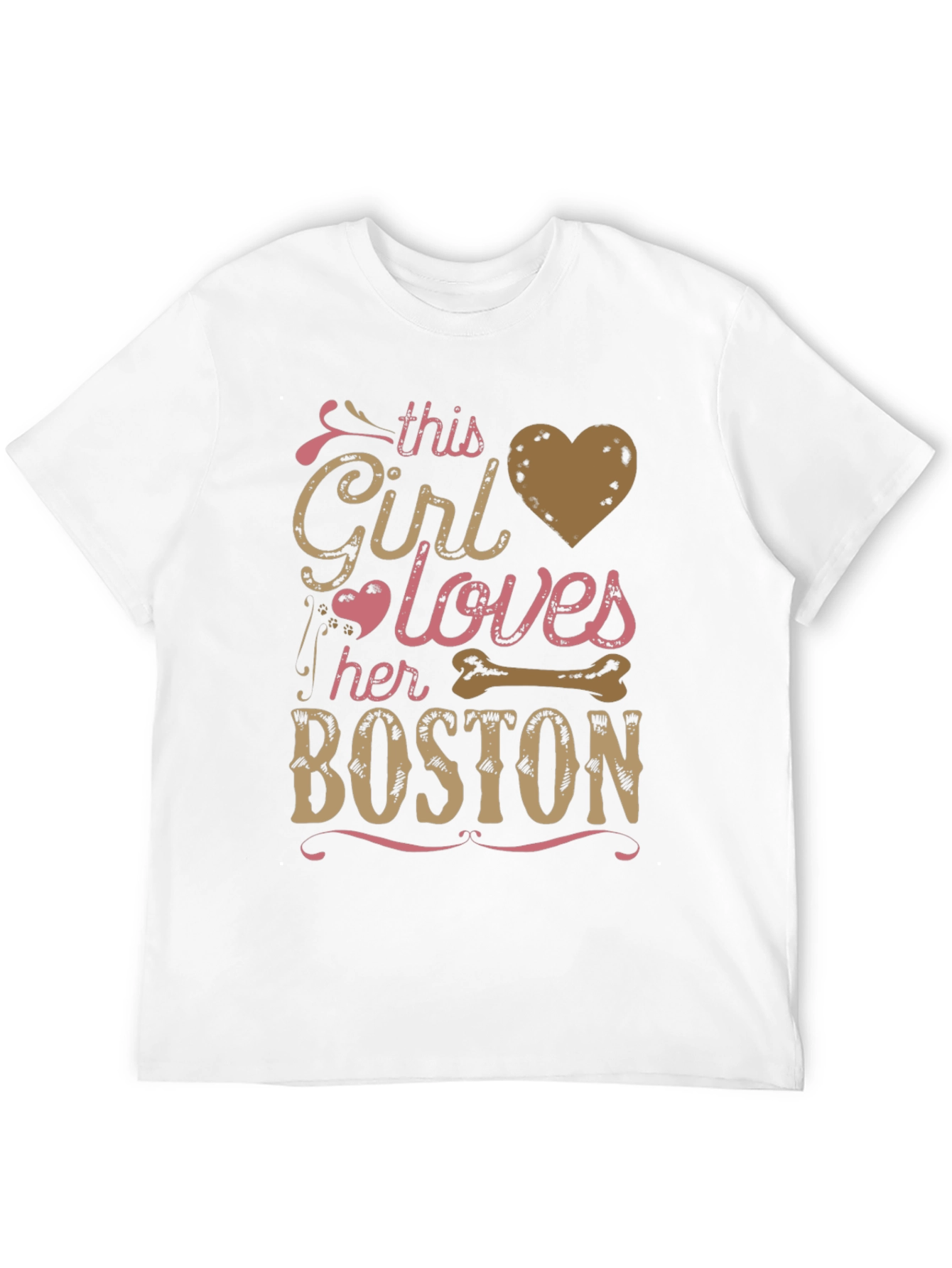 This Girl Loves Her Boston Dog T-Shirt