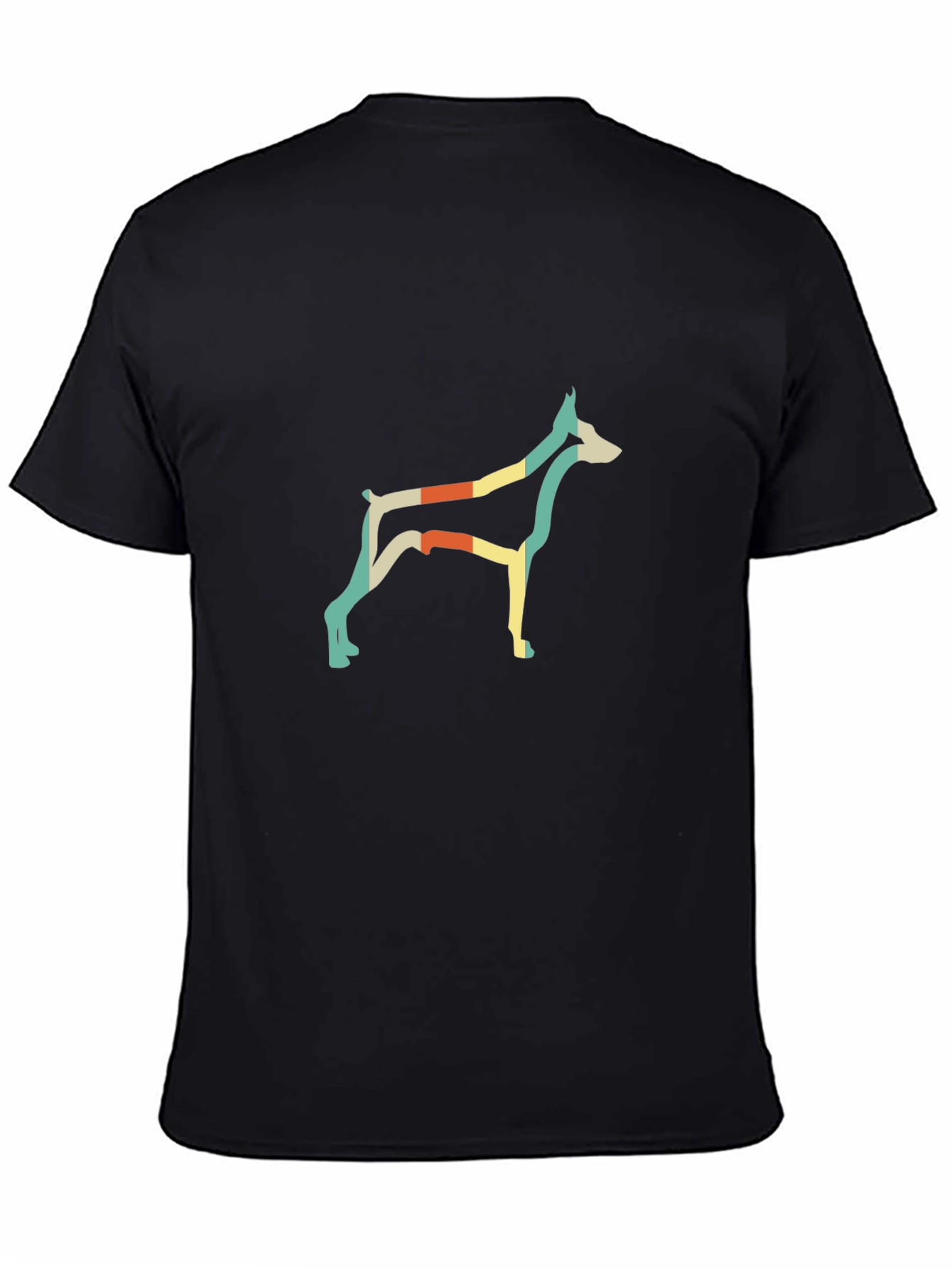 Retro Doberman Graphic Tee - Stylish Dog Lover Shirt