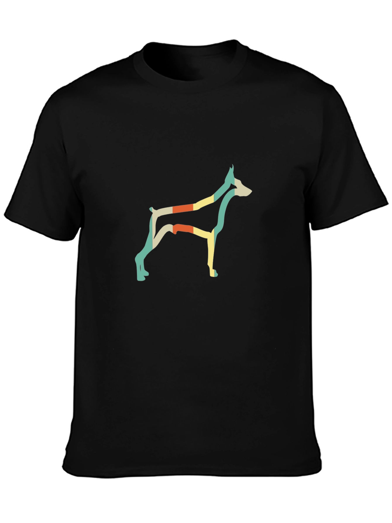 Retro Doberman Graphic Tee - Stylish Dog Lover Shirt