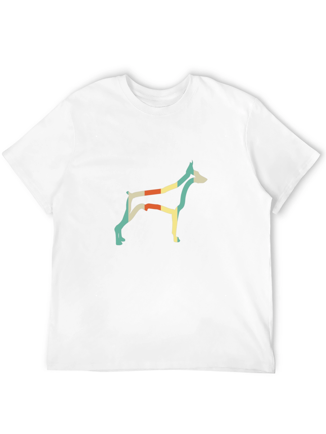 Retro Doberman Graphic Tee - Stylish Dog Lover Shirt
