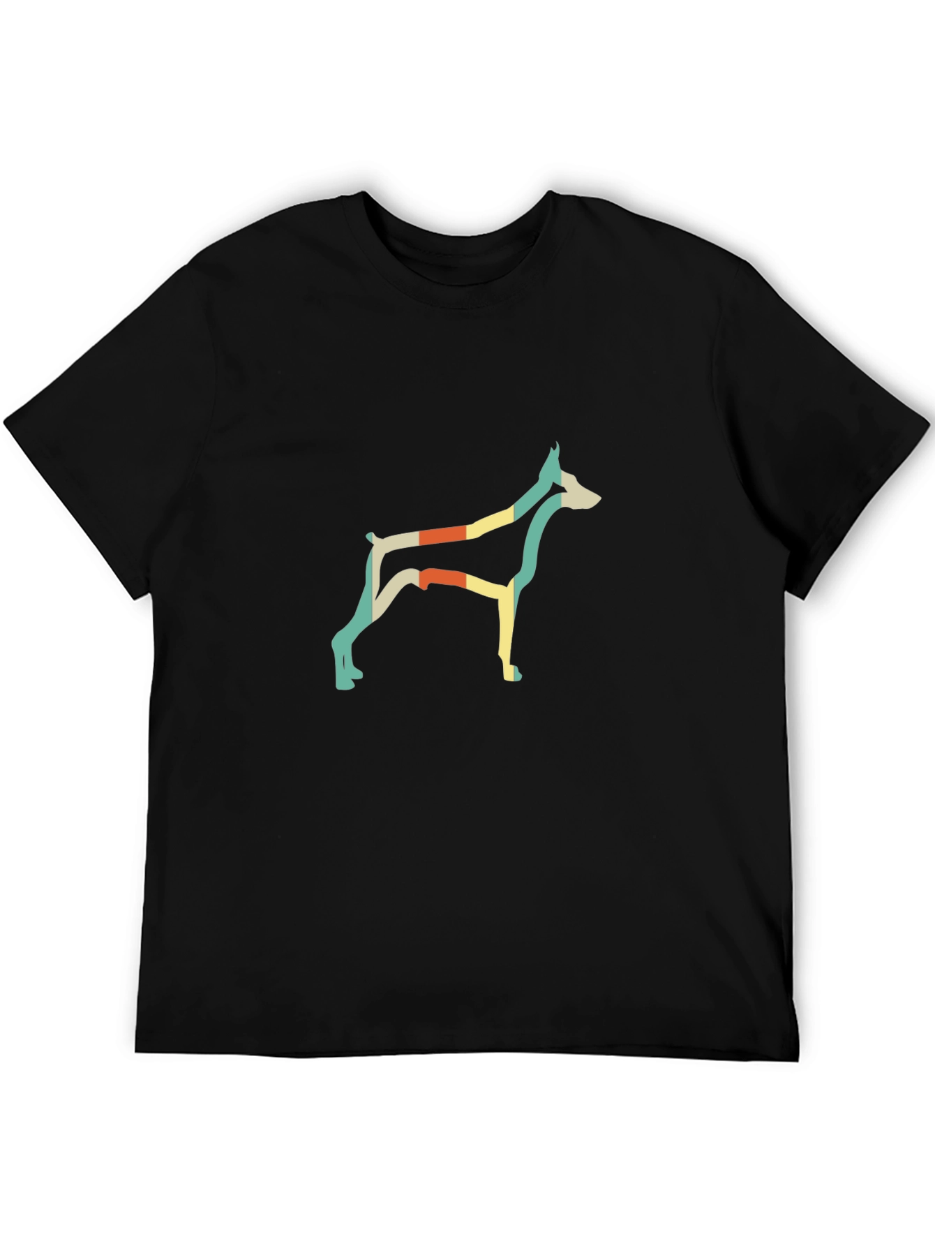 Retro Doberman Graphic Tee - Stylish Dog Lover Shirt
