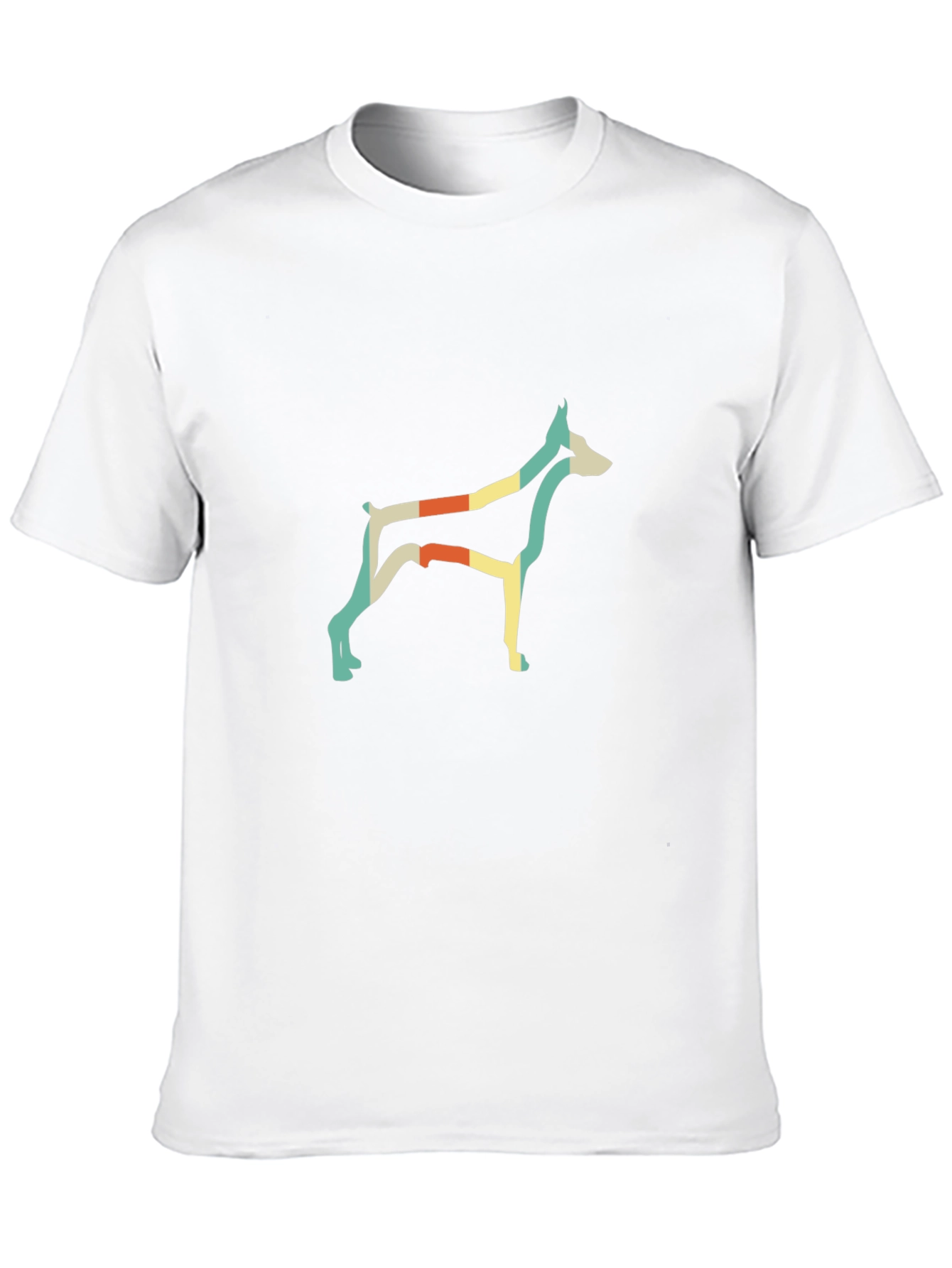 Retro Doberman Graphic Tee - Stylish Dog Lover Shirt