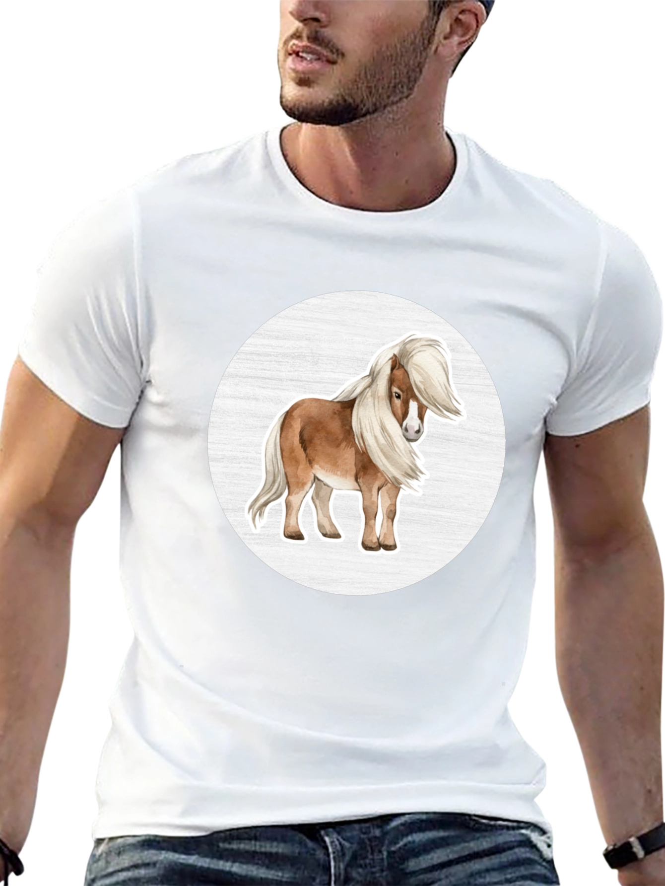 Horse Graphic T-Shirt - Unique Design